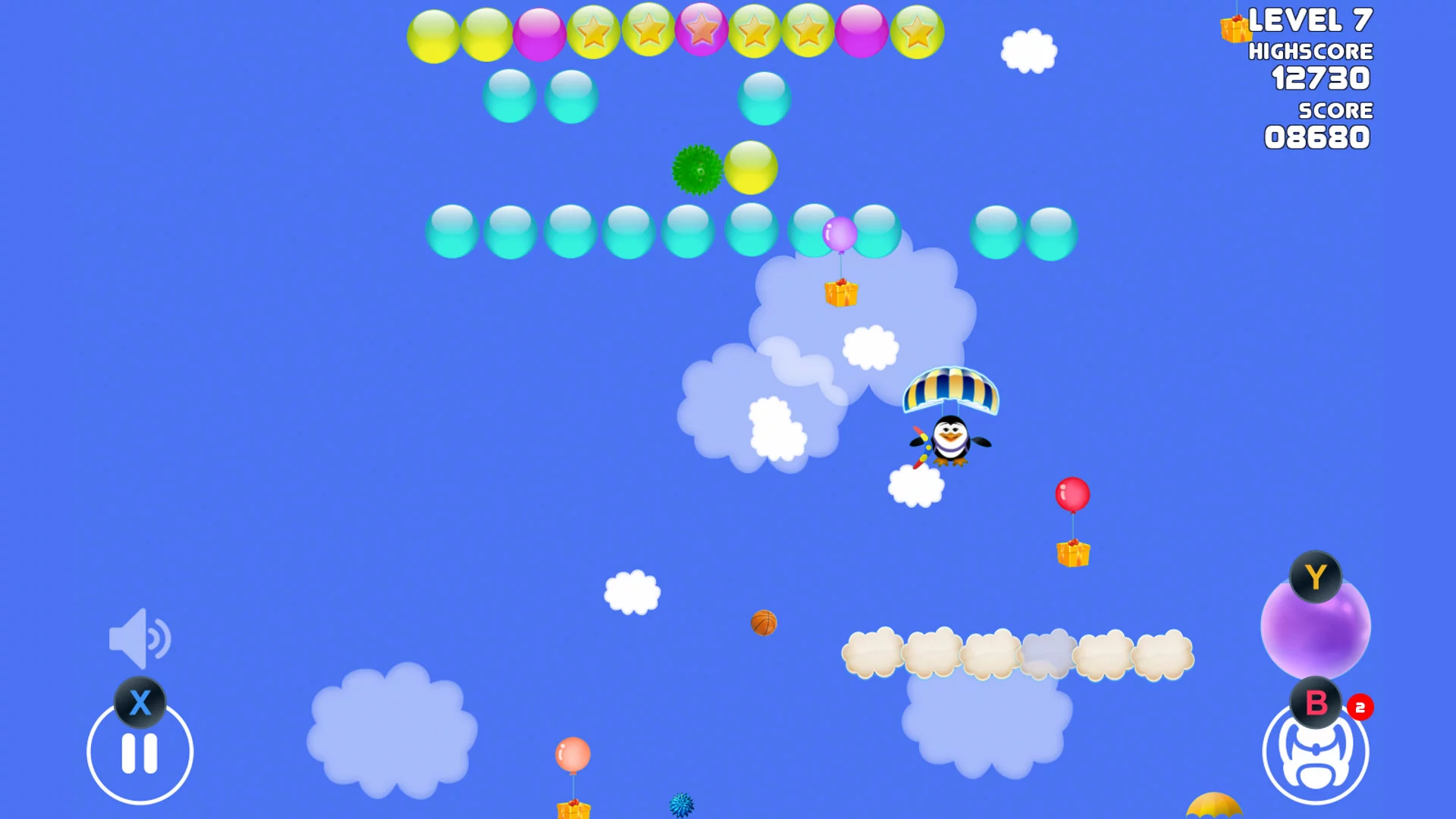 Изображение игры: Flying Pengy