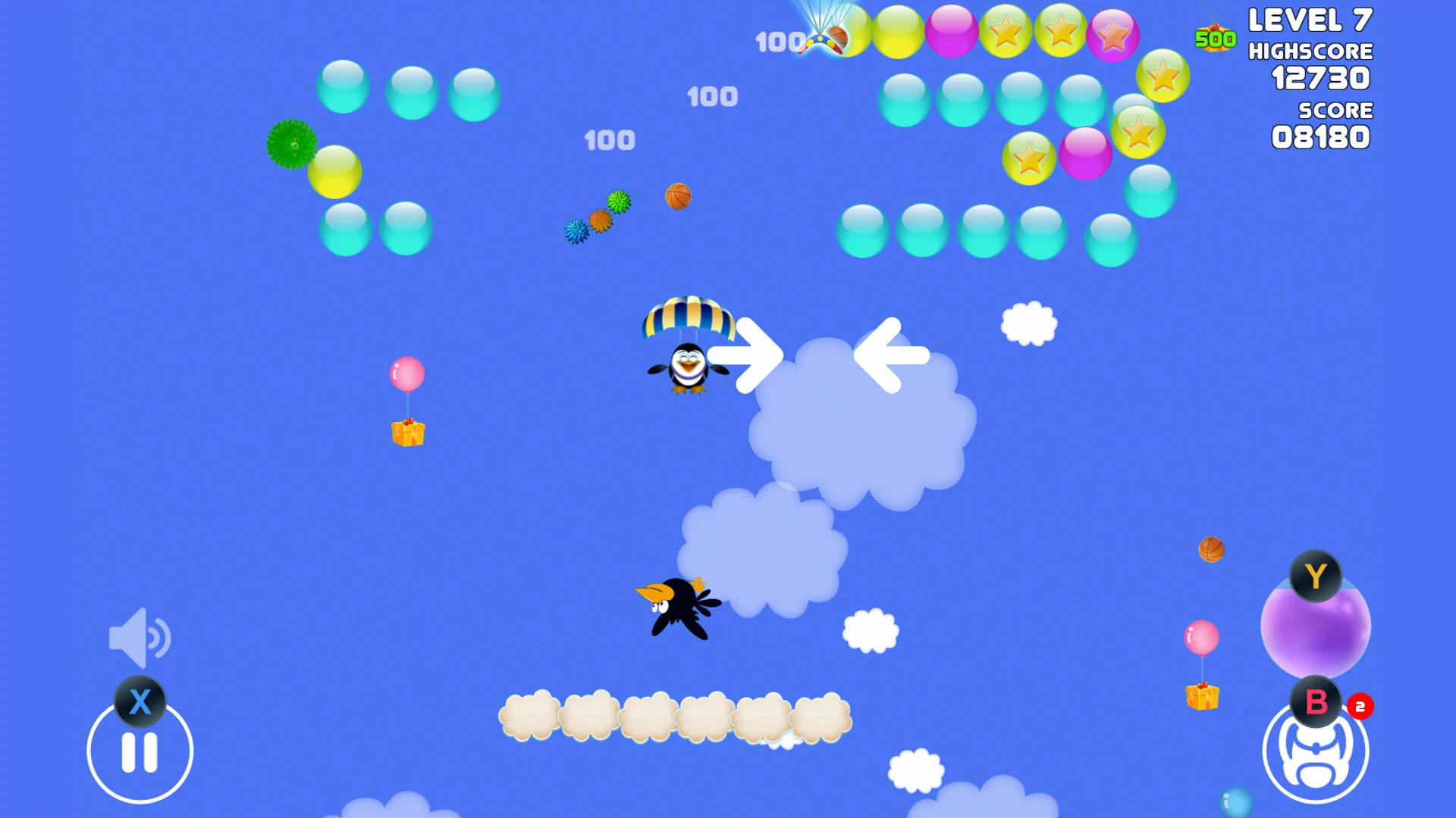 Изображение игры: Flying Pengy