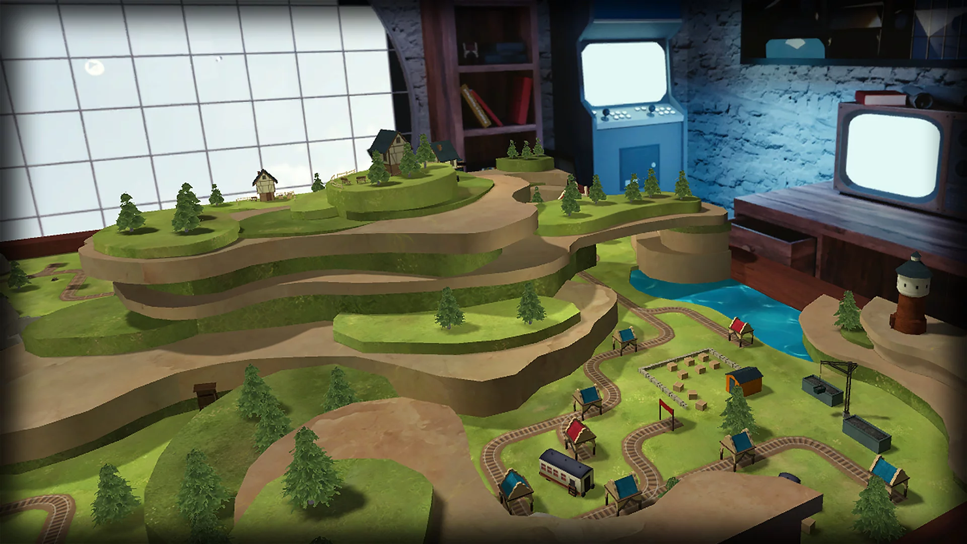 Изображение игры: Trains VR