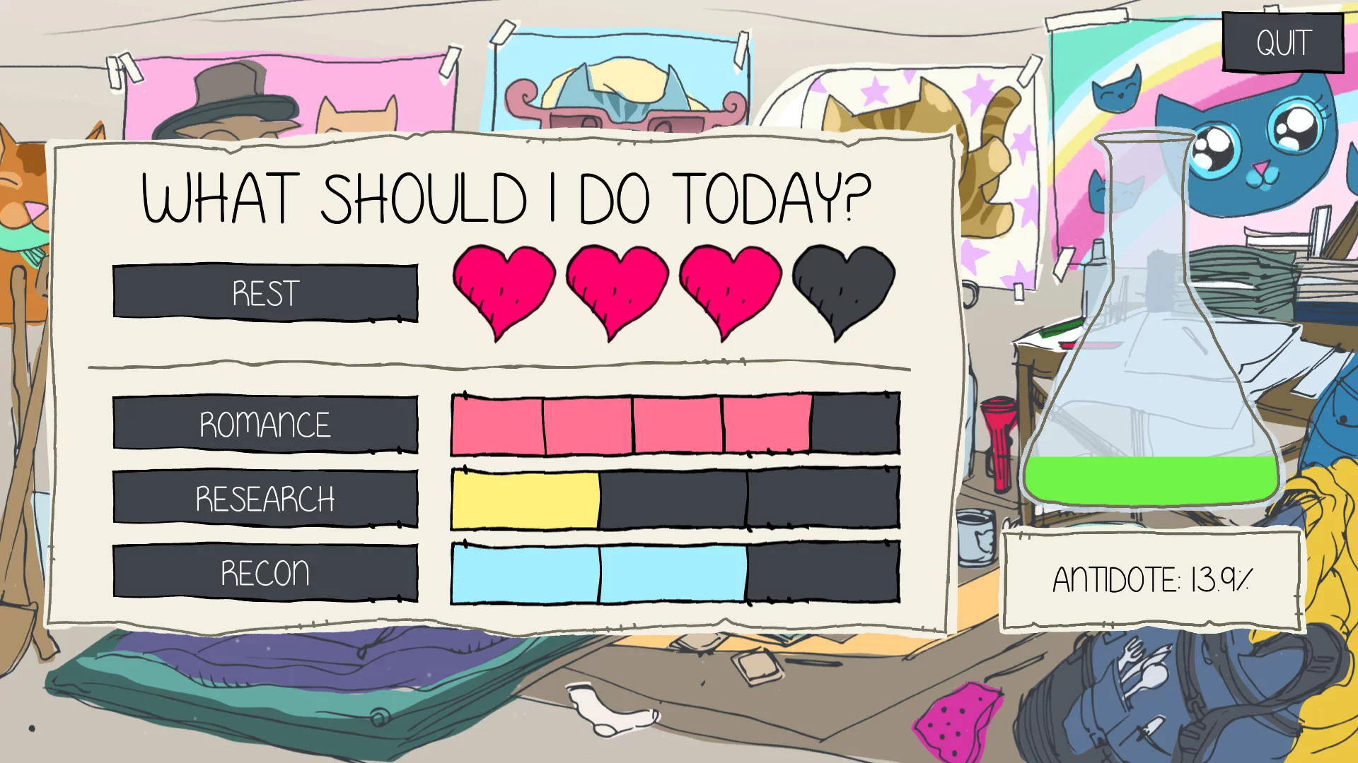 Изображение игры: Purrfect Date - Visual Novel/Dating Simulator