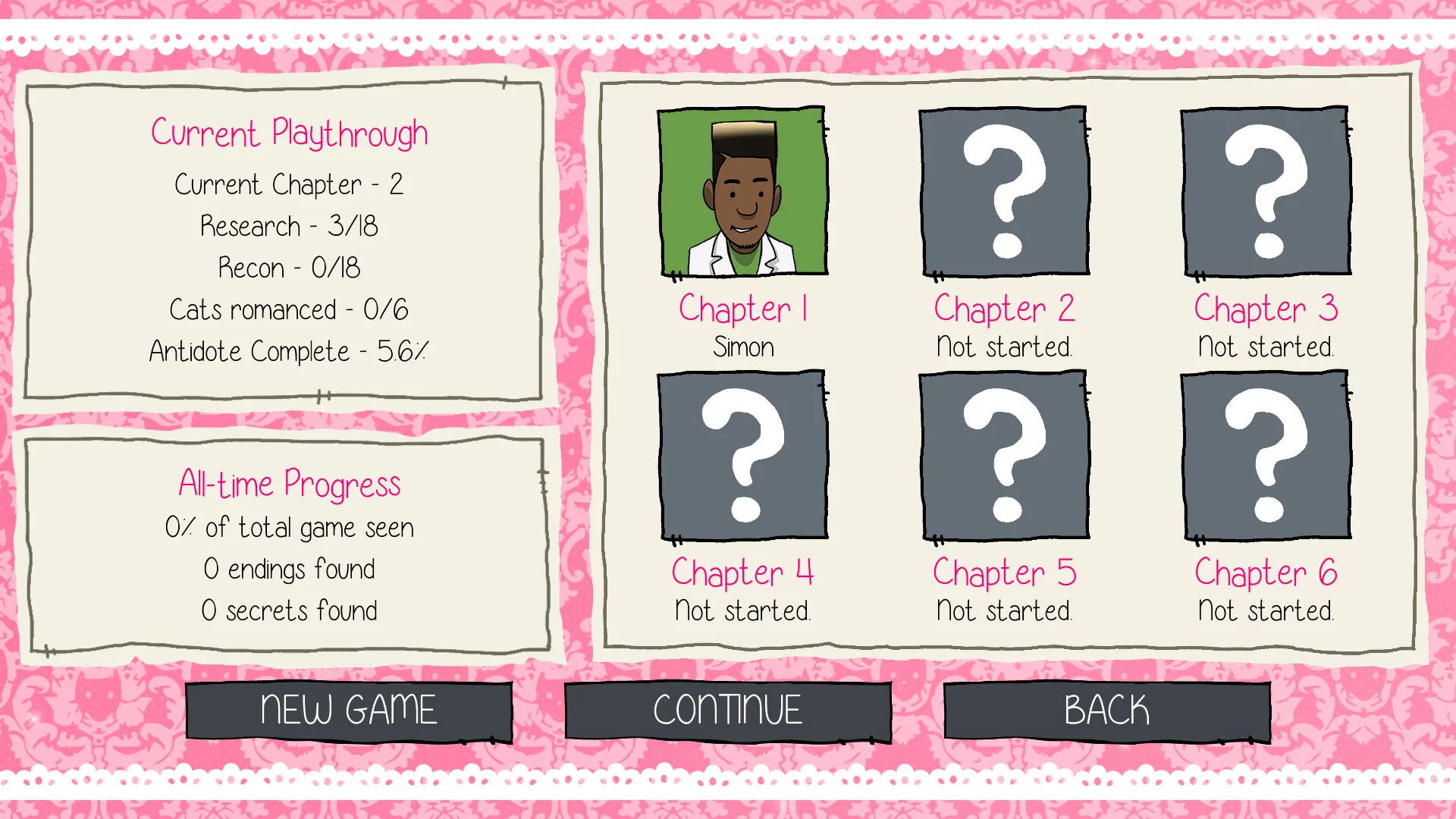 Изображение игры: Purrfect Date - Visual Novel/Dating Simulator