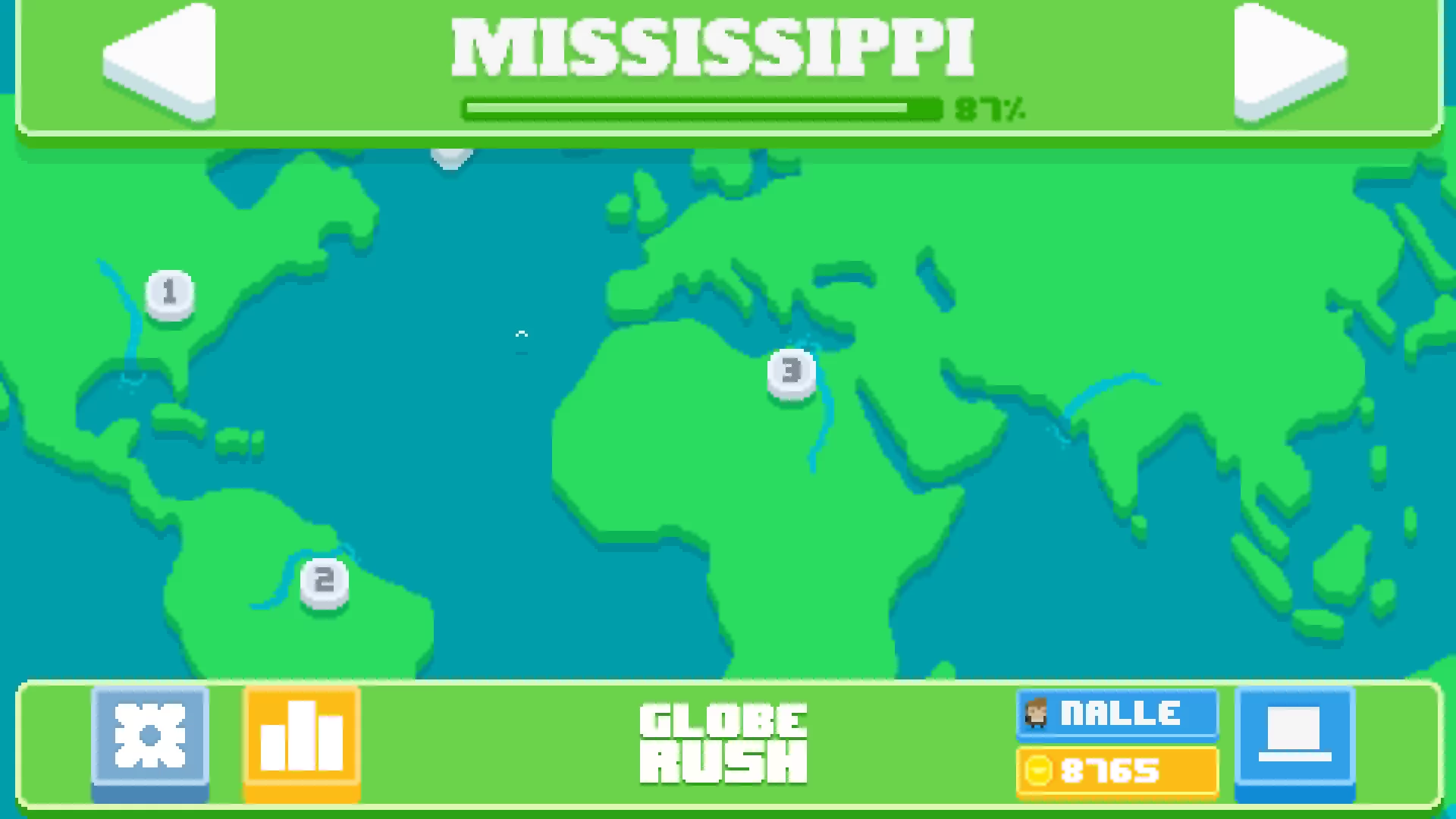 Изображение игры: Globe Rush