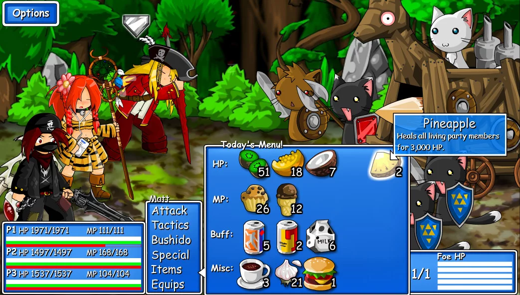 Изображение игры: Epic Battle Fantasy 3