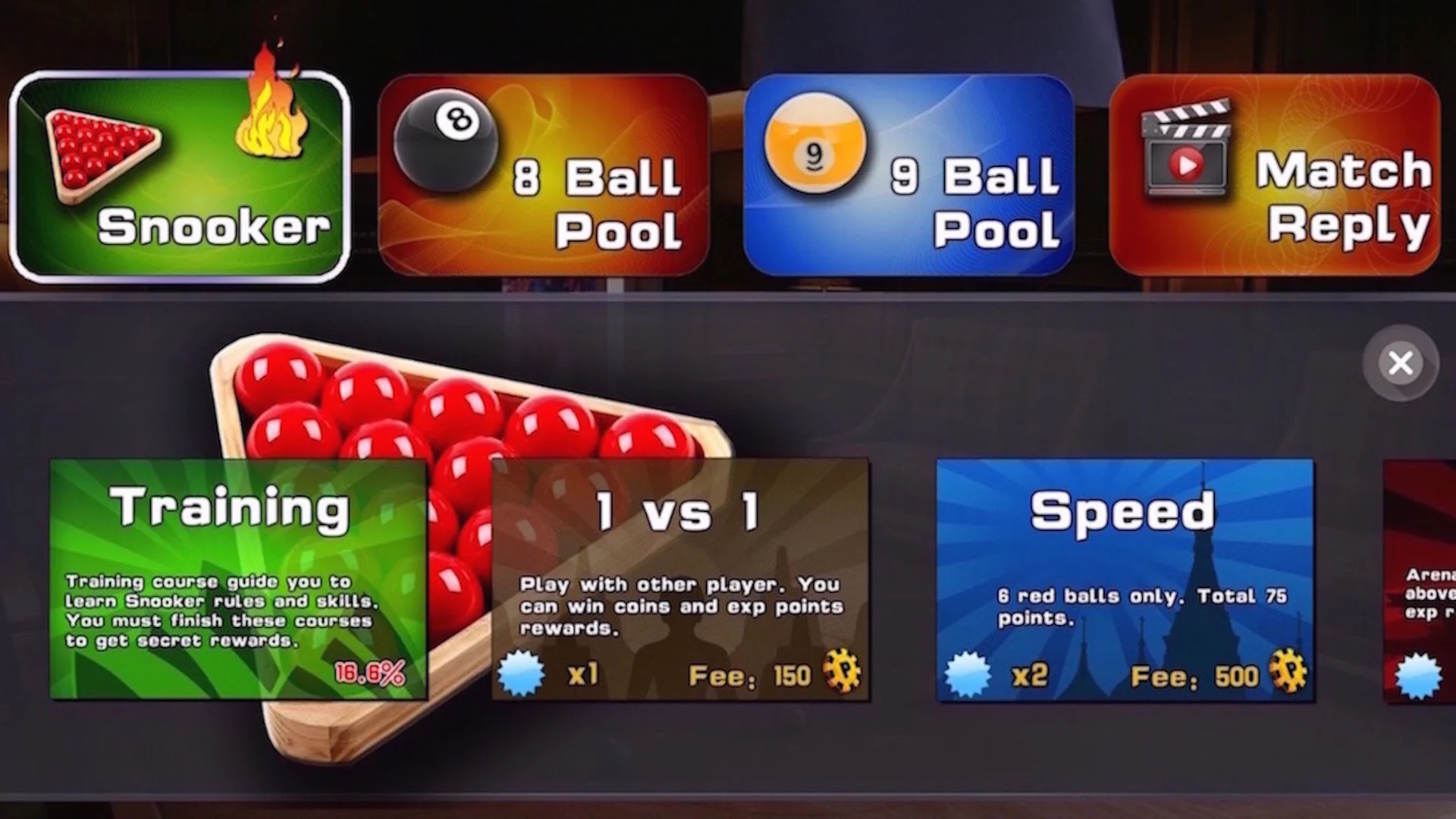 Изображение игры: Snooker-online multiplayer snooker game!