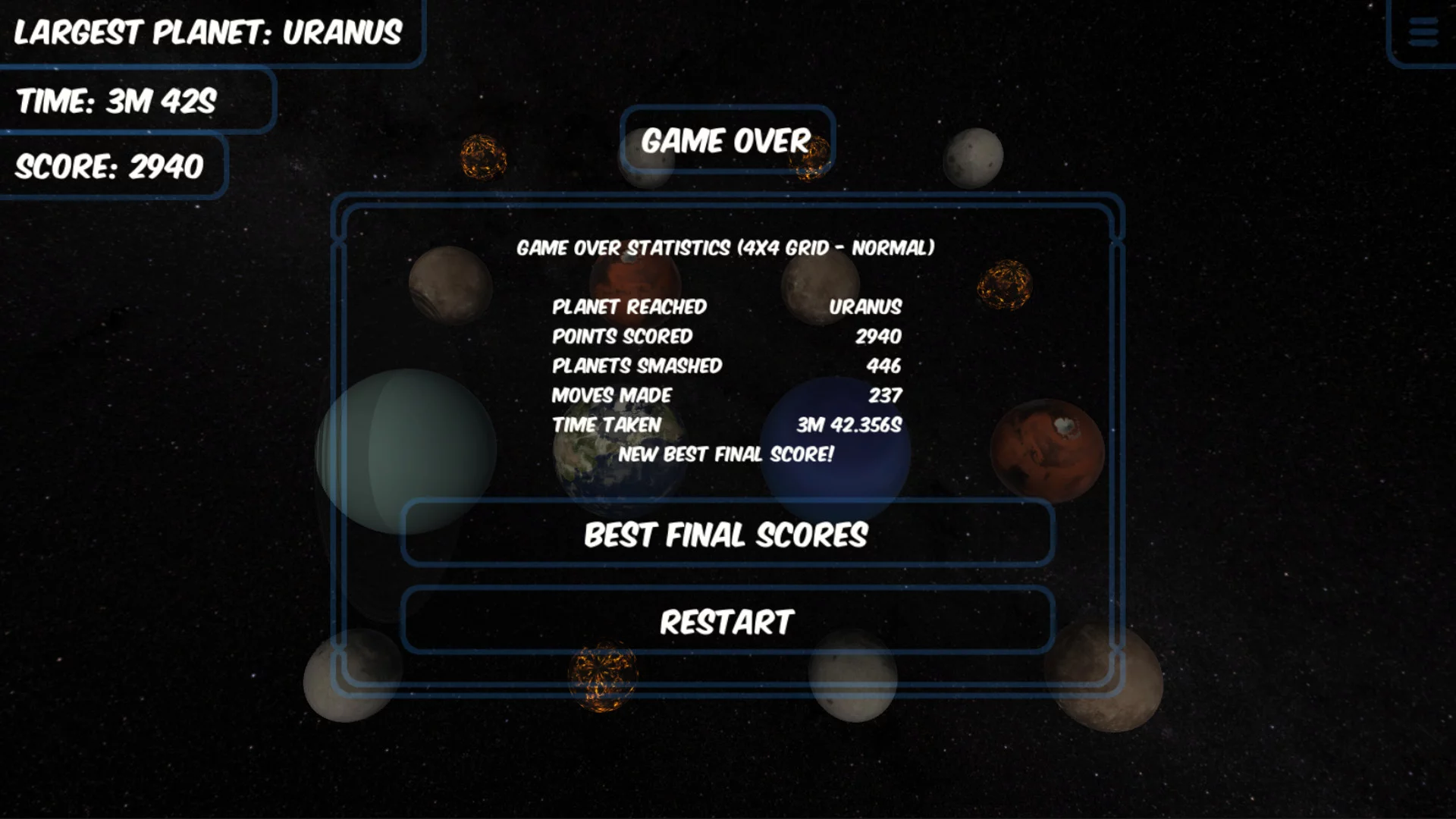 Изображение игры: Planet Smasher