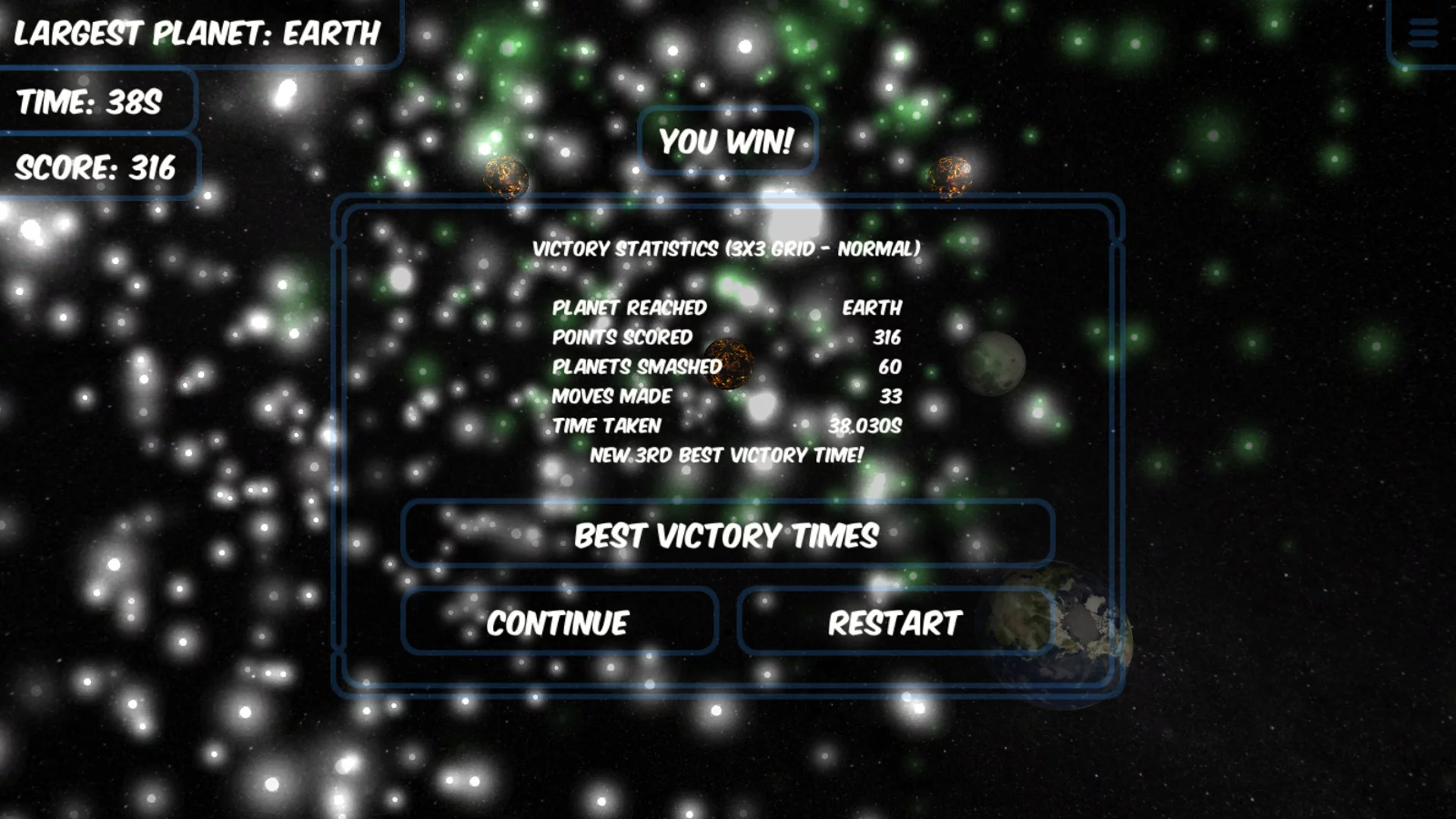 Изображение игры: Planet Smasher