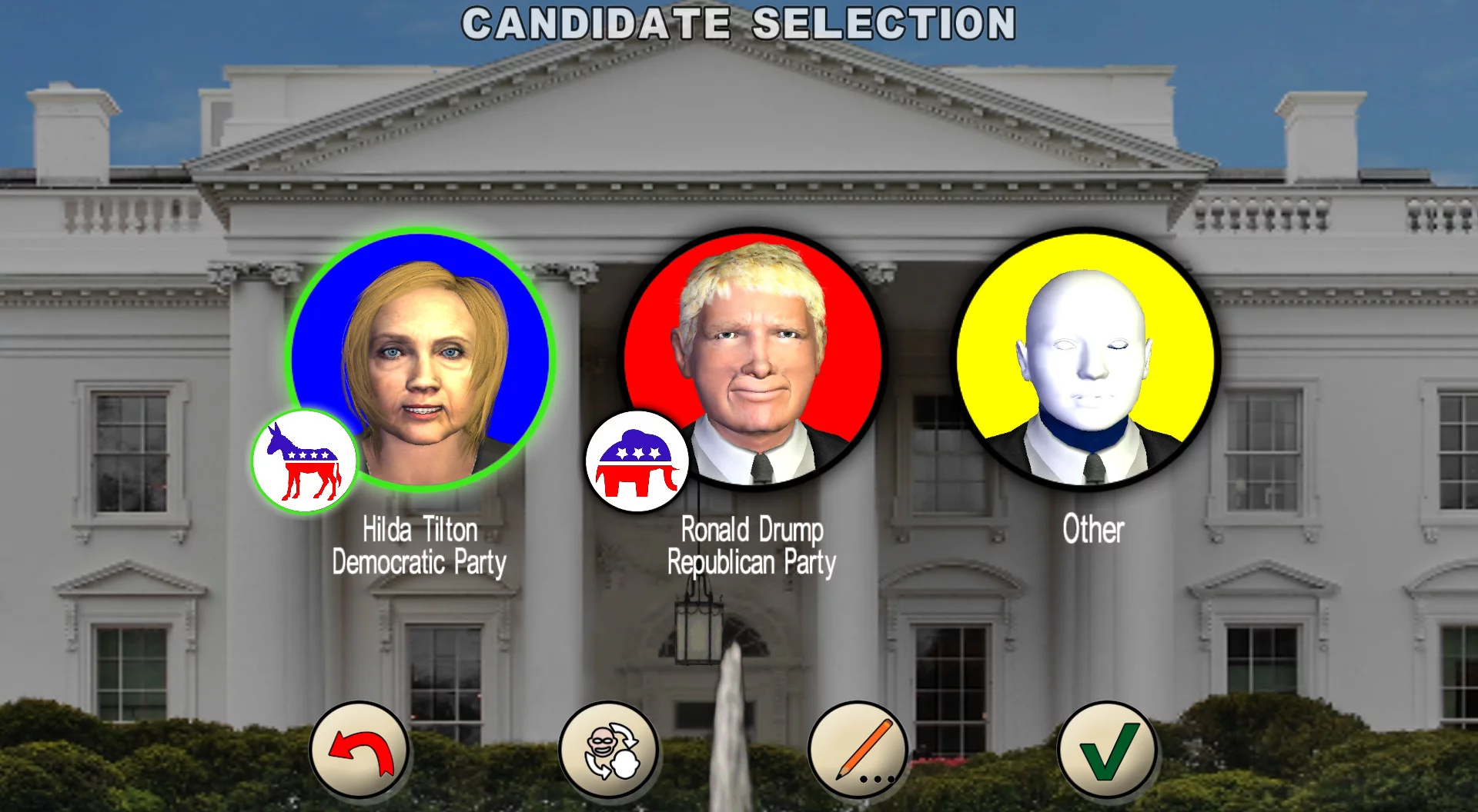 Изображение игры: The Race for the White House 2016