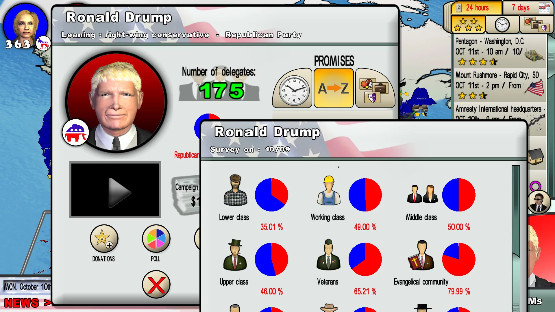 Изображение игры: The Race for the White House 2016
