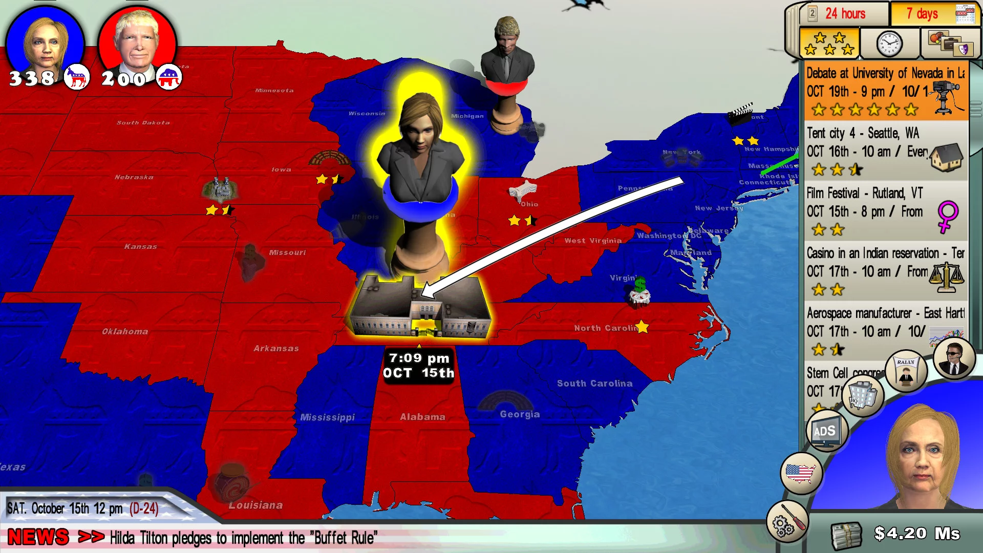 Изображение игры: The Race for the White House 2016