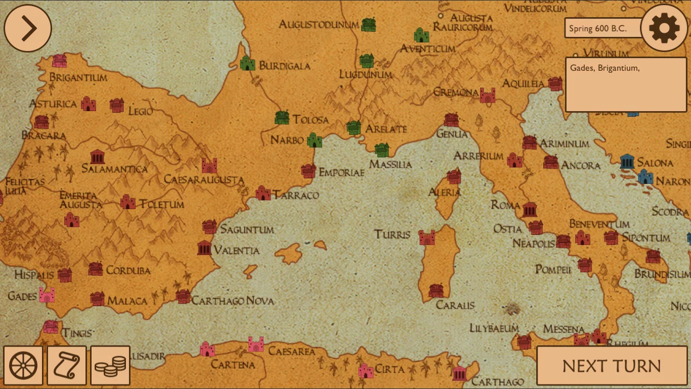 Изображение игры: The Legions of Rome