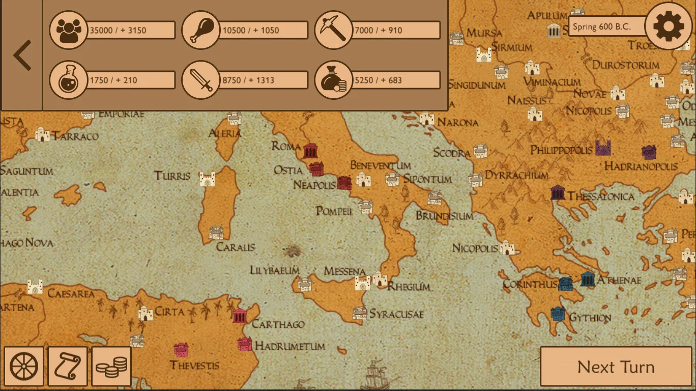 Изображение игры: The Legions of Rome