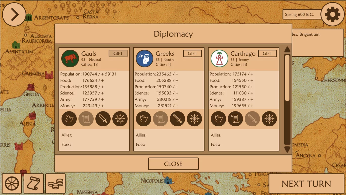 Изображение игры: The Legions of Rome