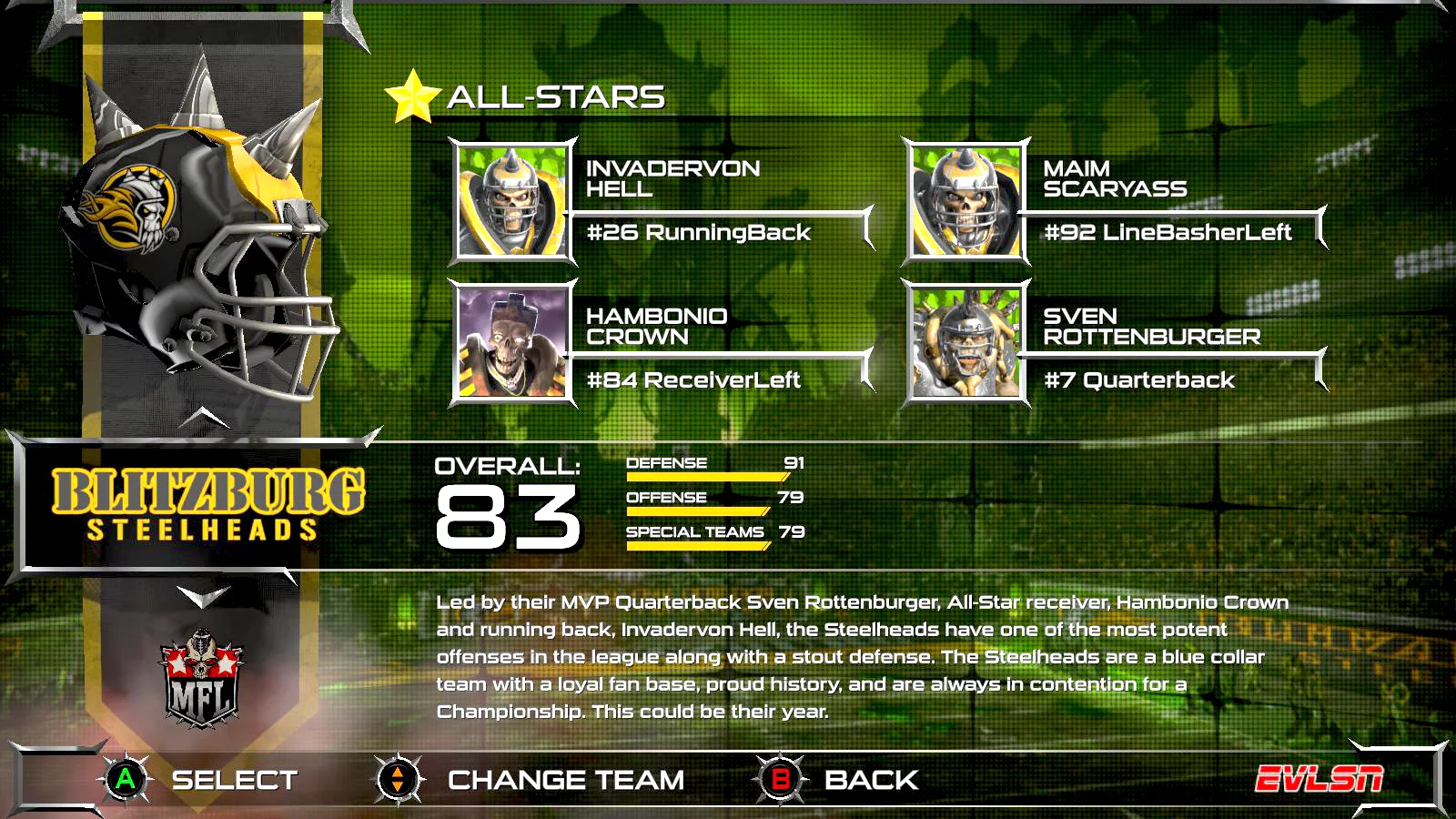 Изображение игры: Mutant Football League