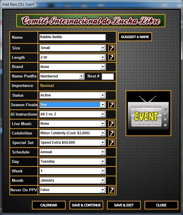 Изображение игры: Total Extreme Wrestling 2013