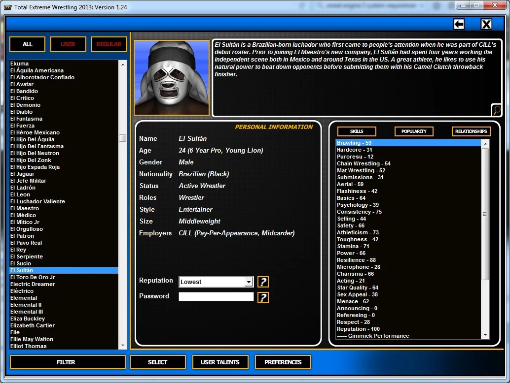 Изображение игры: Total Extreme Wrestling 2013