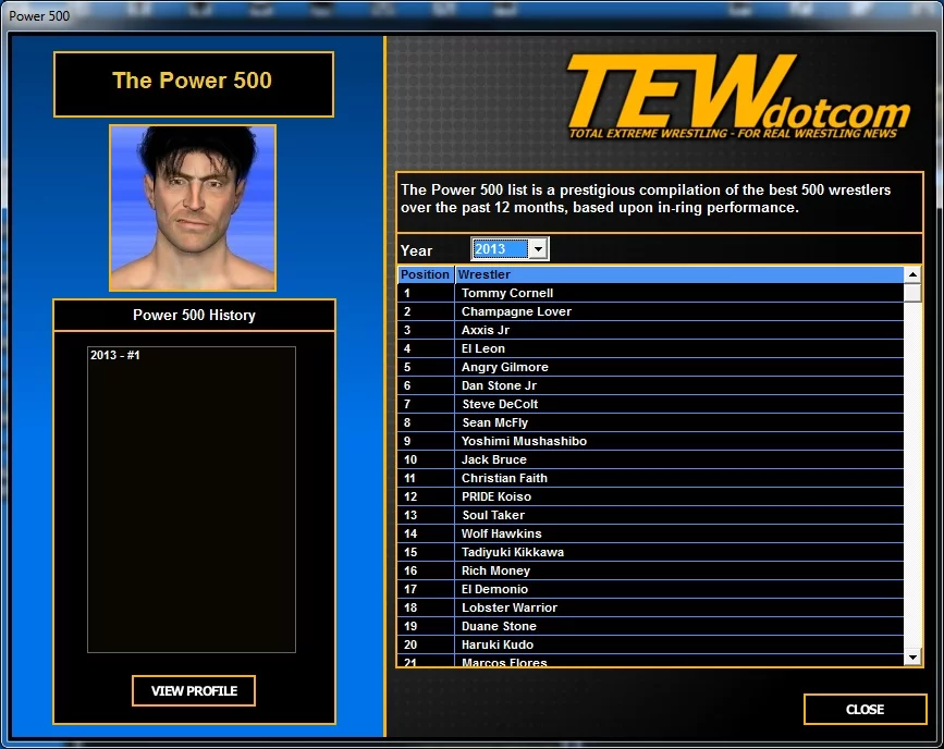 Изображение игры: Total Extreme Wrestling 2013