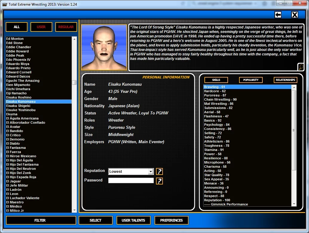 Изображение игры: Total Extreme Wrestling 2013