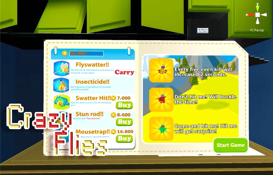 Изображение игры: Crazy Flies