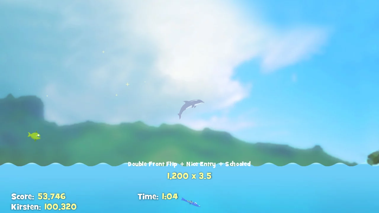 Изображение игры: Dolphin Up