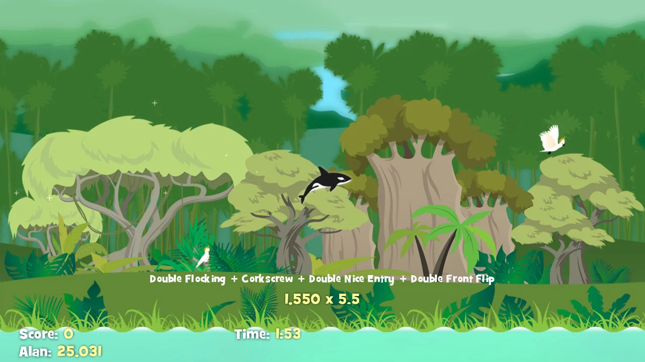 Изображение игры: Dolphin Up