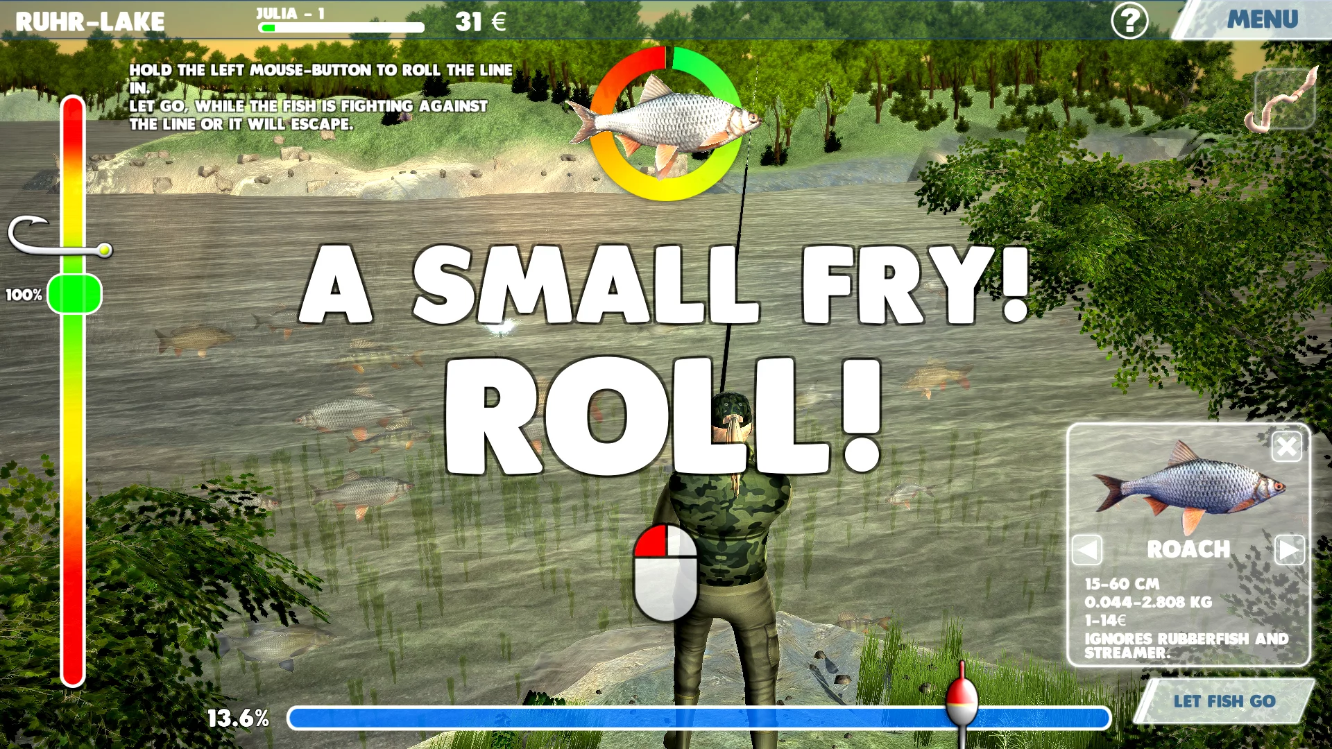 Изображение игры: 3D Arcade Fishing