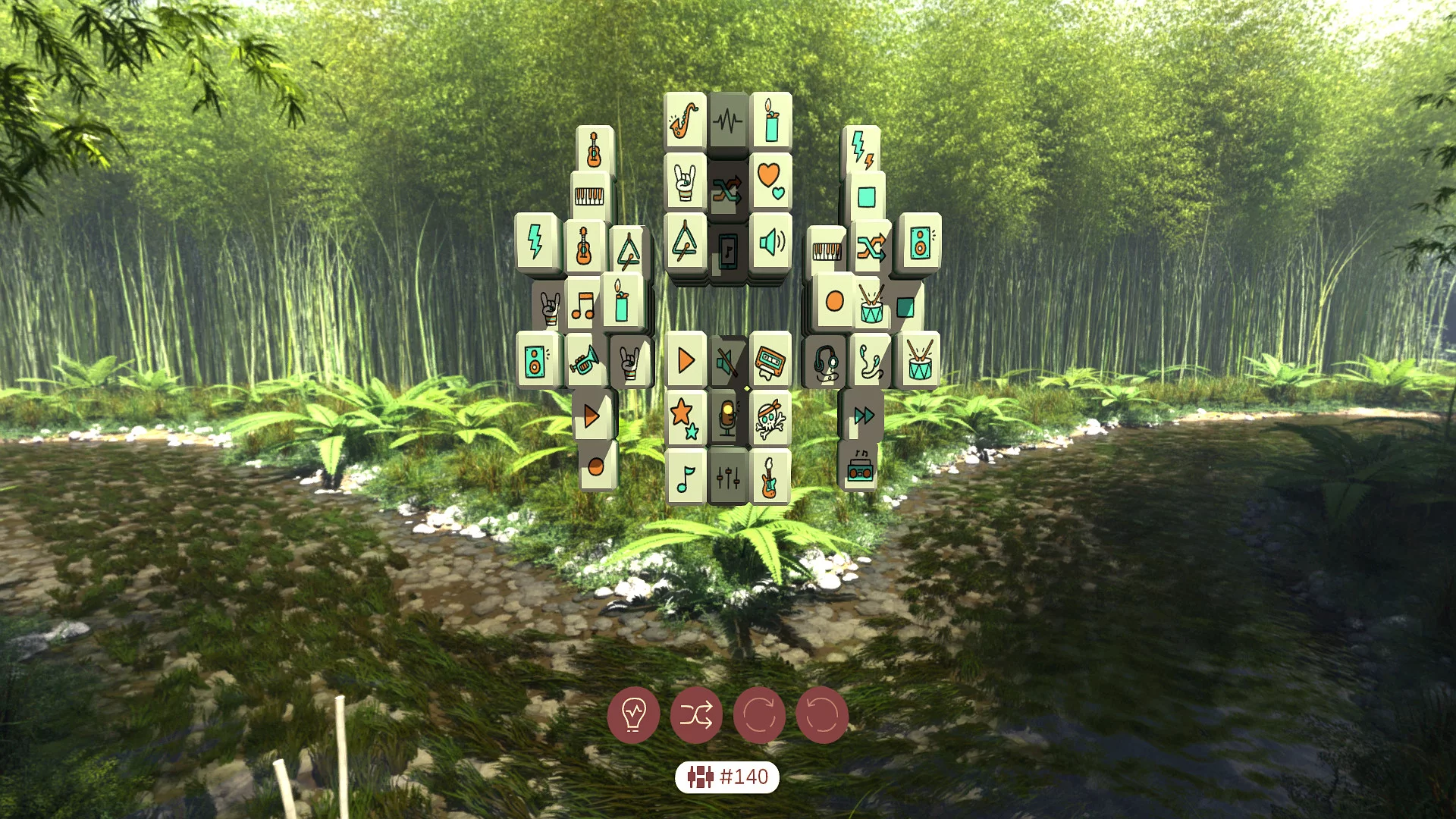 Изображение игры: Relaxing VR Games: Mahjong