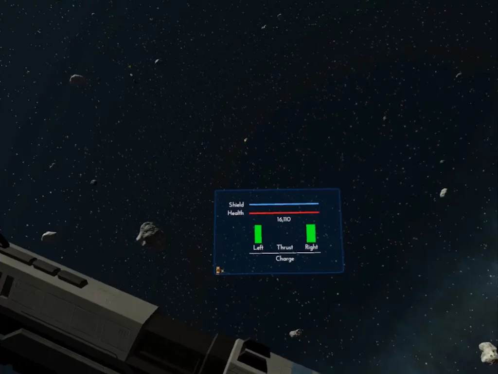 Изображение игры: Asteroid Blaster VR