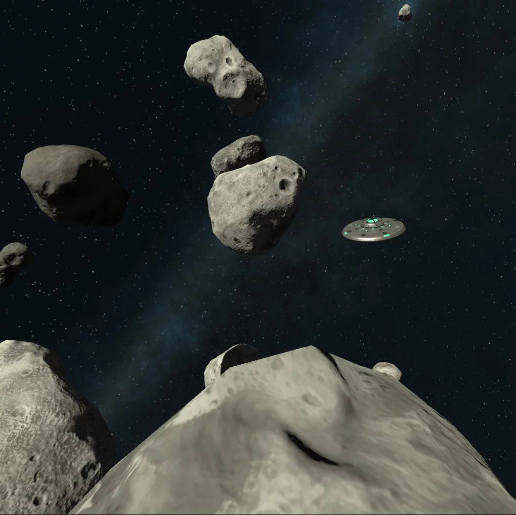 Изображение игры: Asteroid Blaster VR
