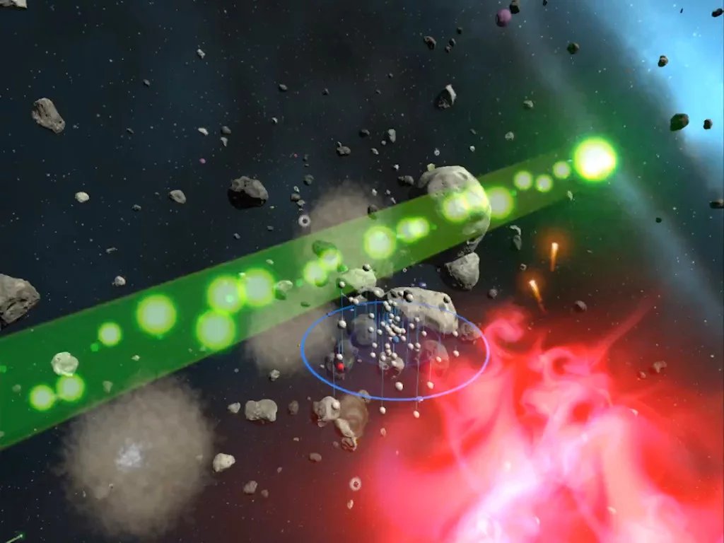 Изображение игры: Asteroid Blaster VR