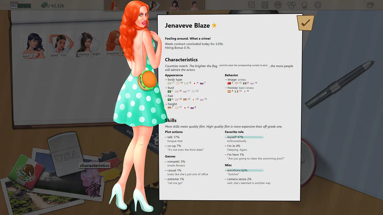 Изображение игры: Porno Studio Tycoon