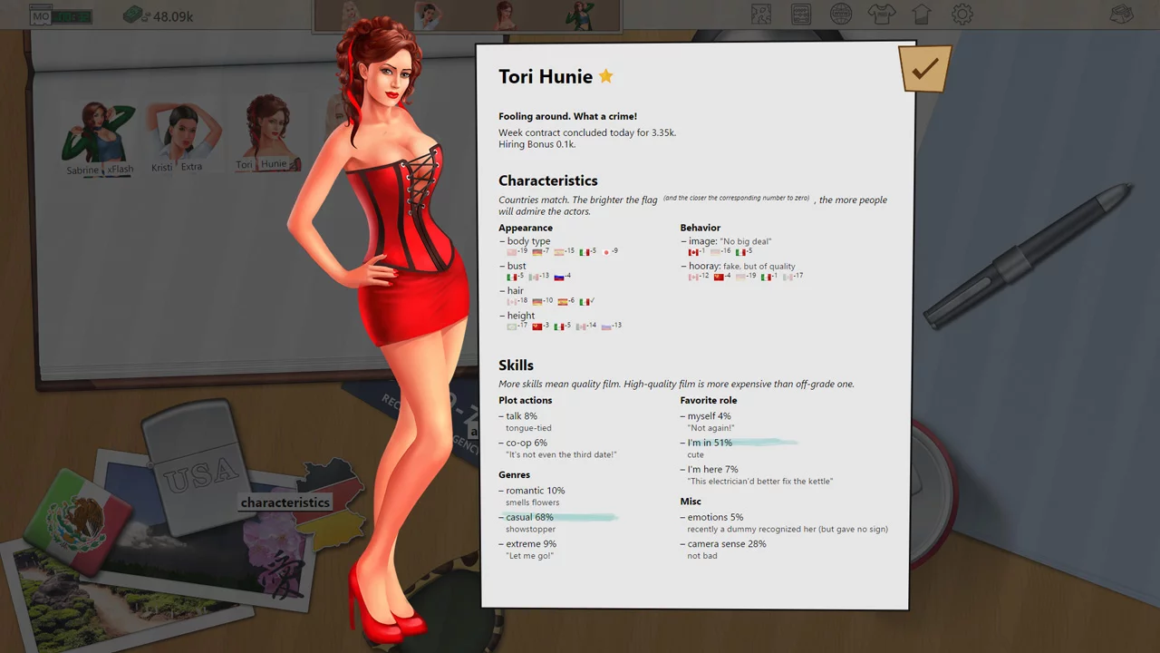 Изображение игры: Porno Studio Tycoon