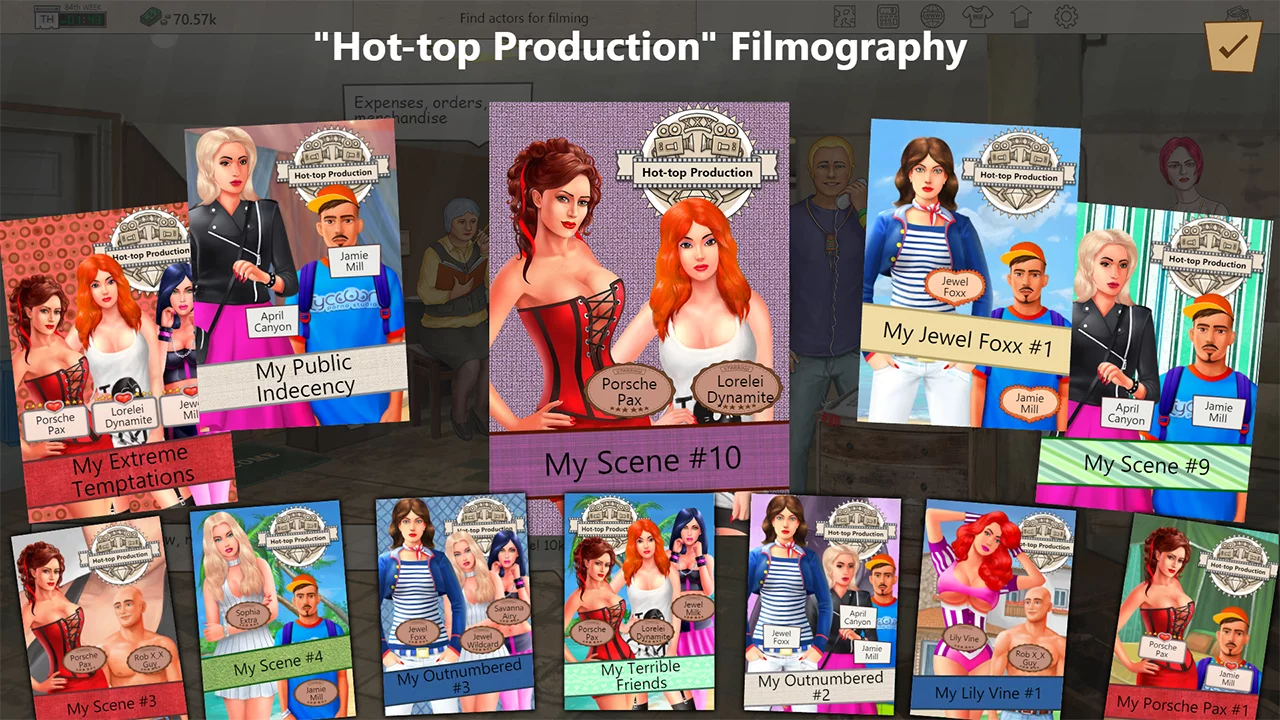 Изображение игры: Porno Studio Tycoon