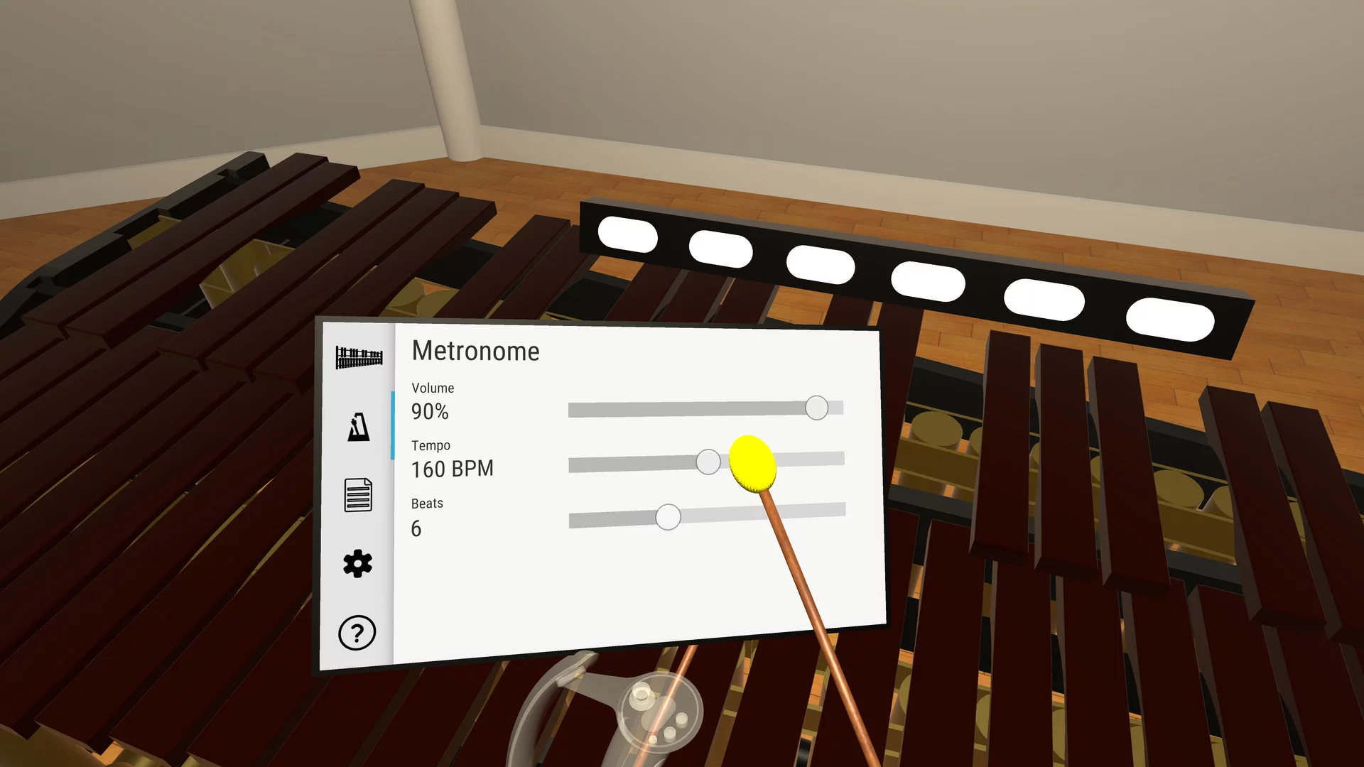 Изображение игры: Percussive VR