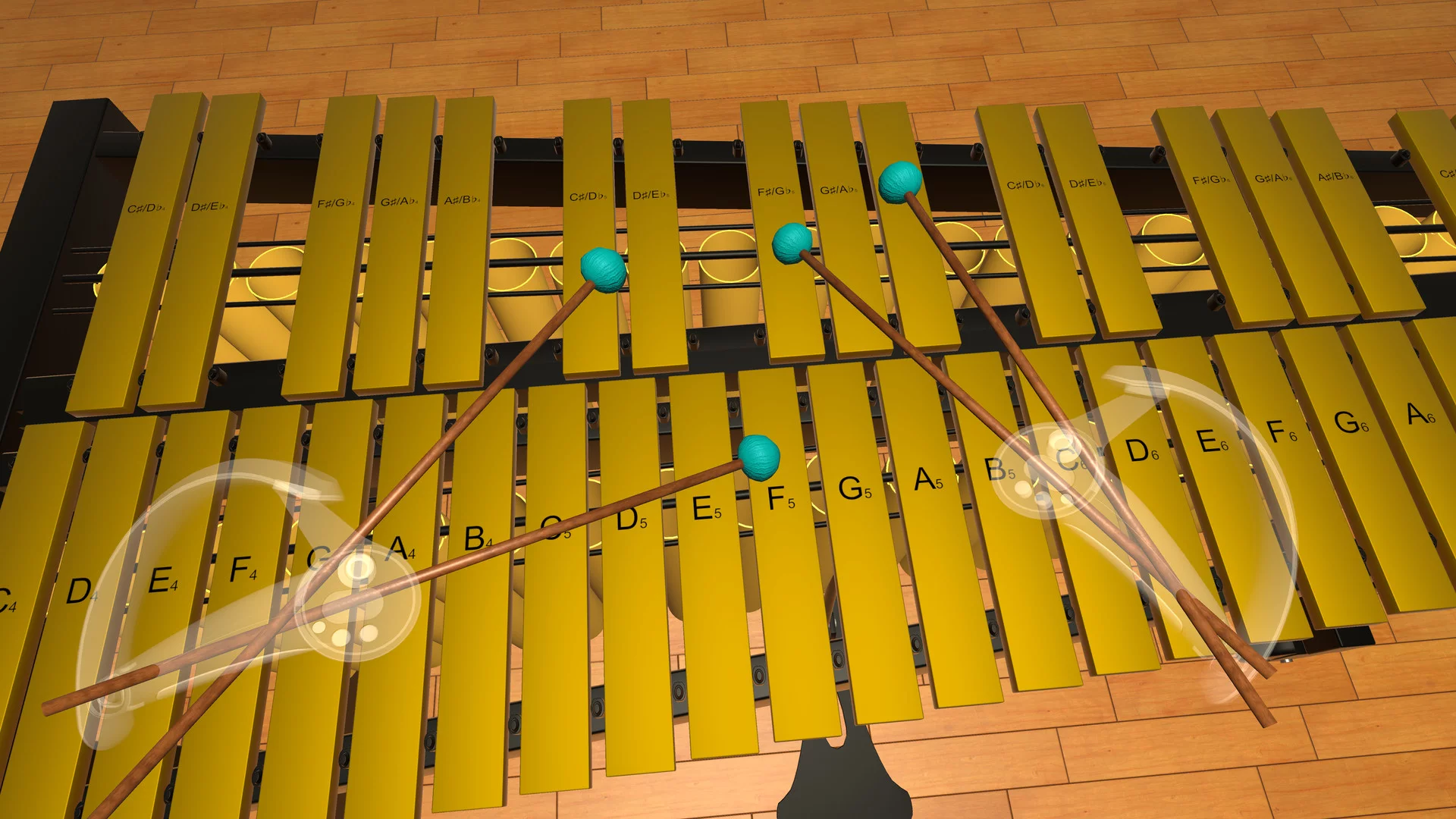 Изображение игры: Percussive VR