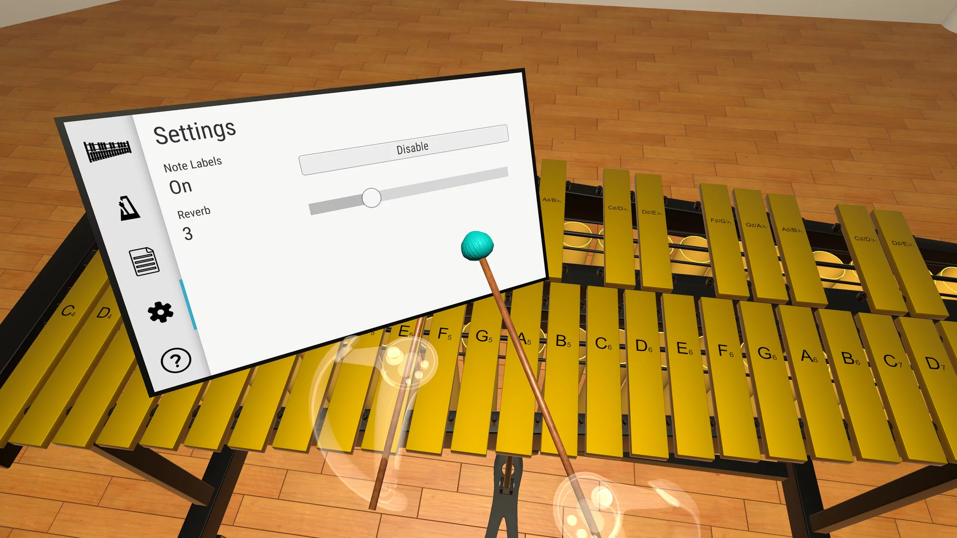 Изображение игры: Percussive VR