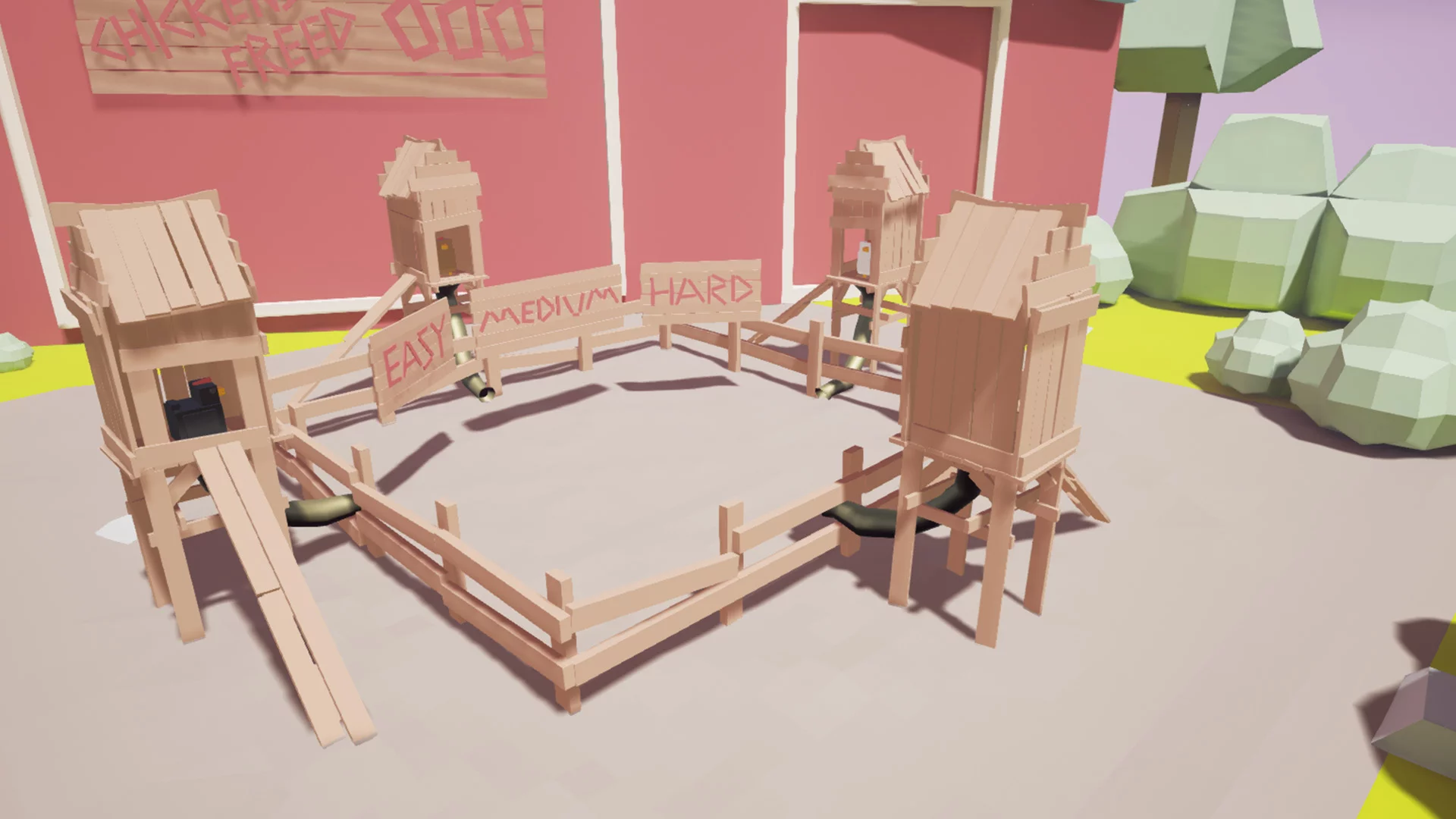 Изображение игры: Chicken Chase