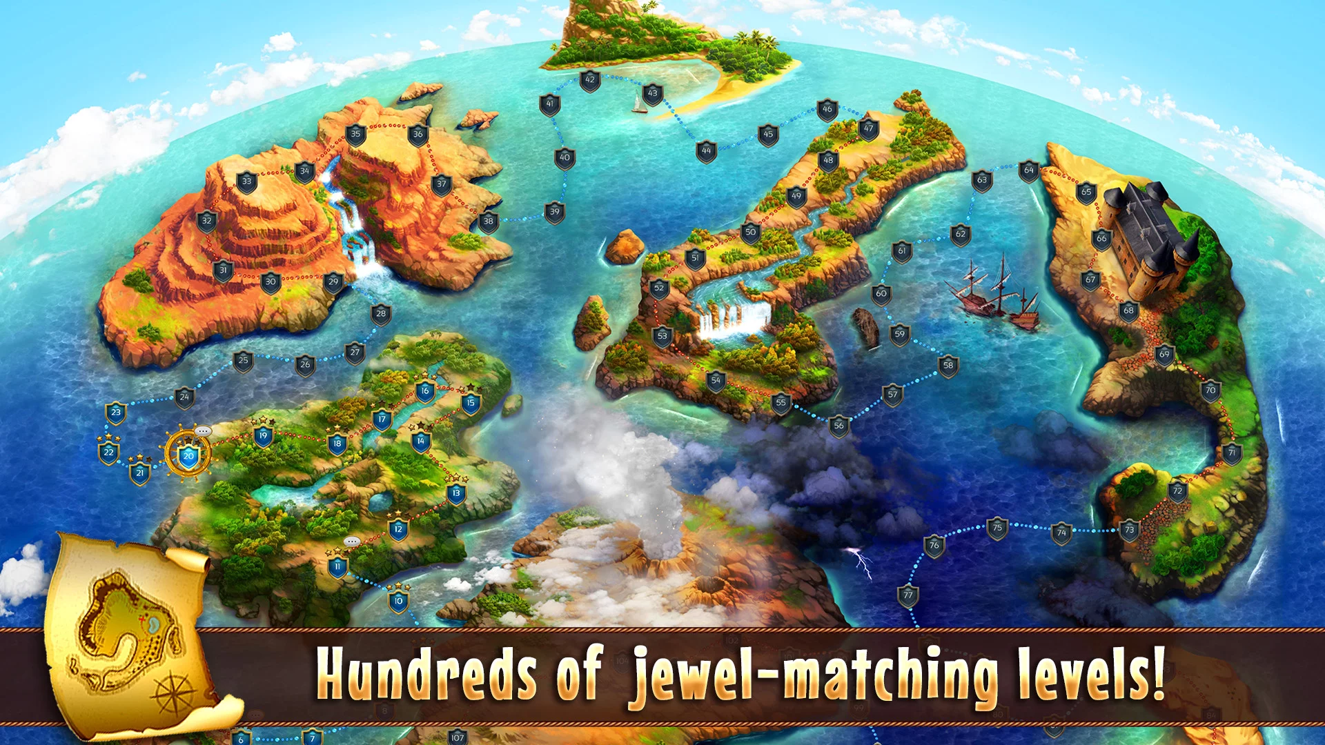 Изображение игры: Jewel Quest Seven Seas Collector's Edition