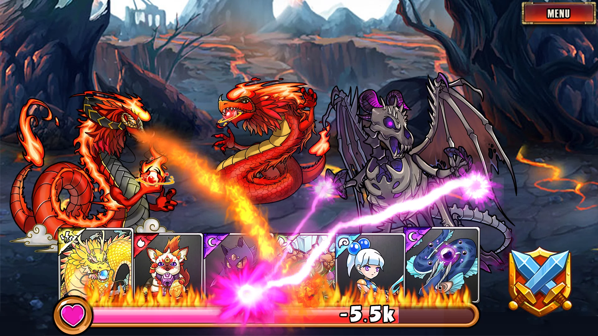 Изображение игры: Dragon Kingdom War