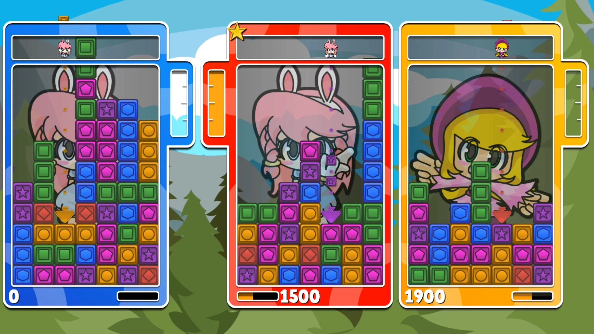 Изображение игры: Super Puzzle Sisters