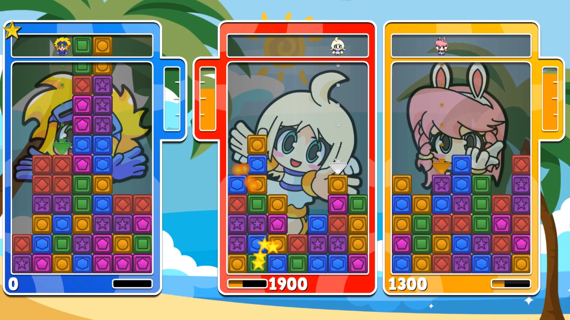 Изображение игры: Super Puzzle Sisters