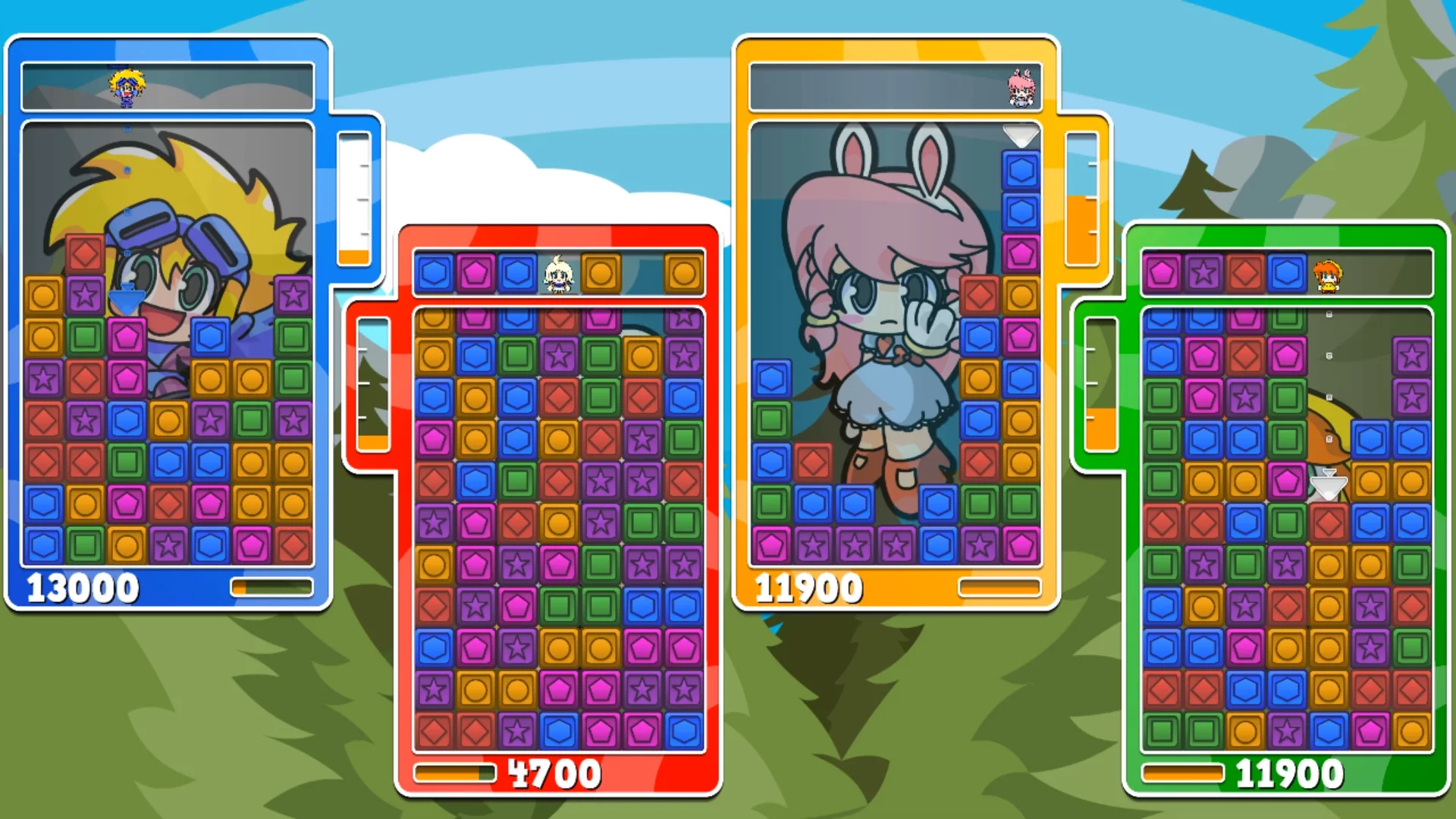 Изображение игры: Super Puzzle Sisters