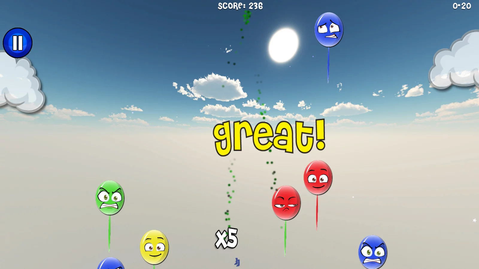 Изображение игры: Balloon Blowout