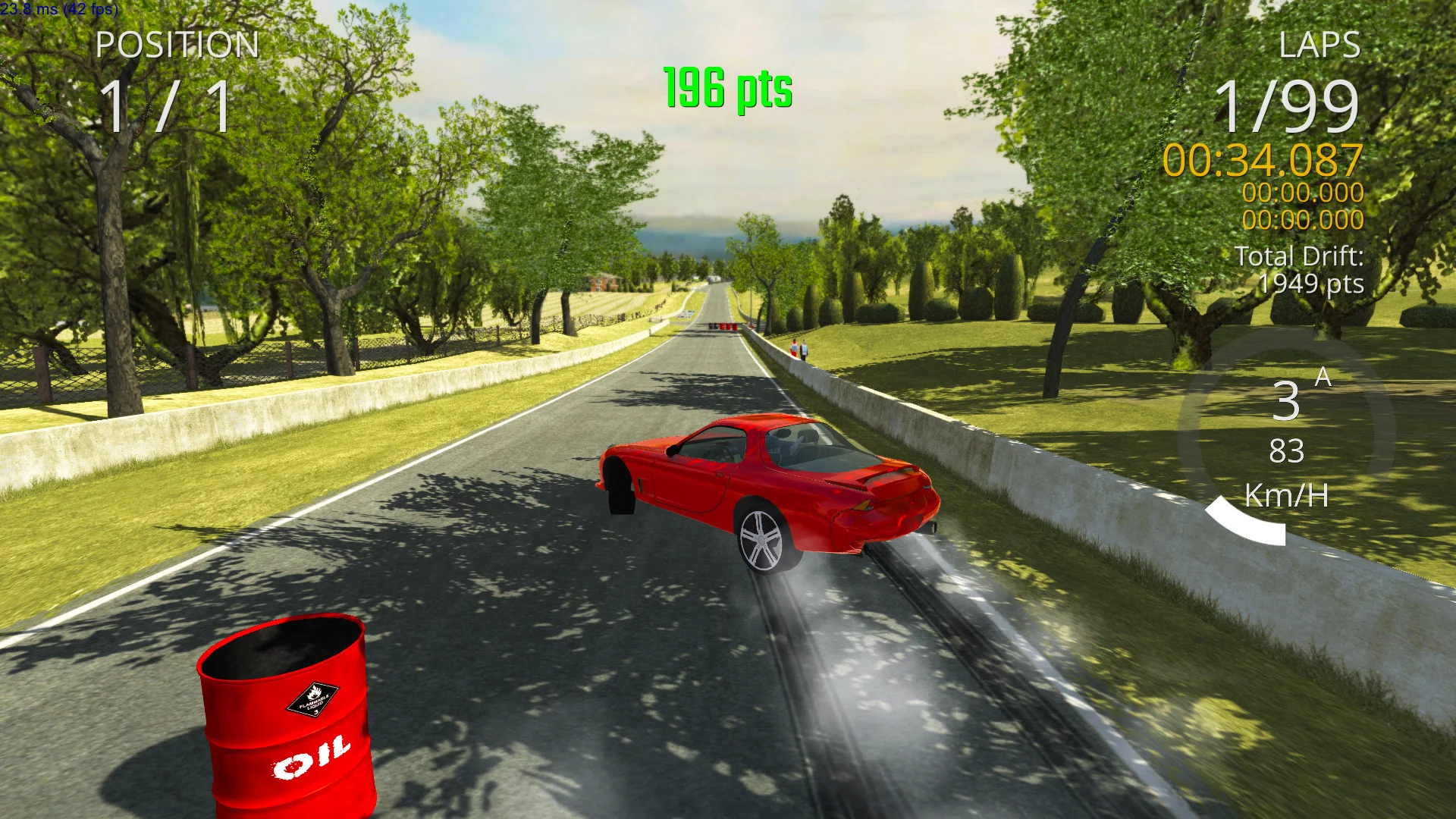 Изображение игры: Drift GEAR Racing Free
