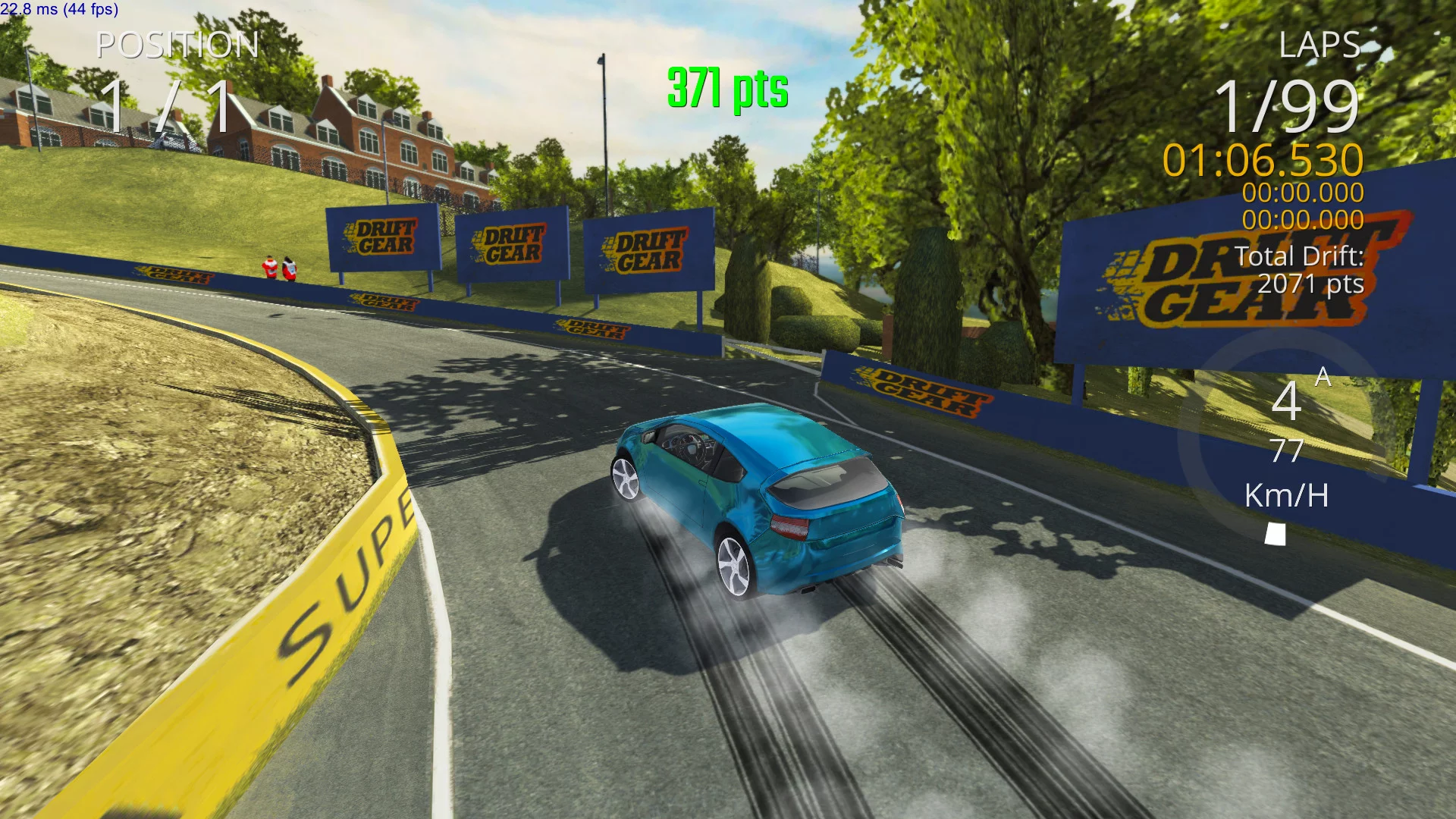 Изображение игры: Drift GEAR Racing Free