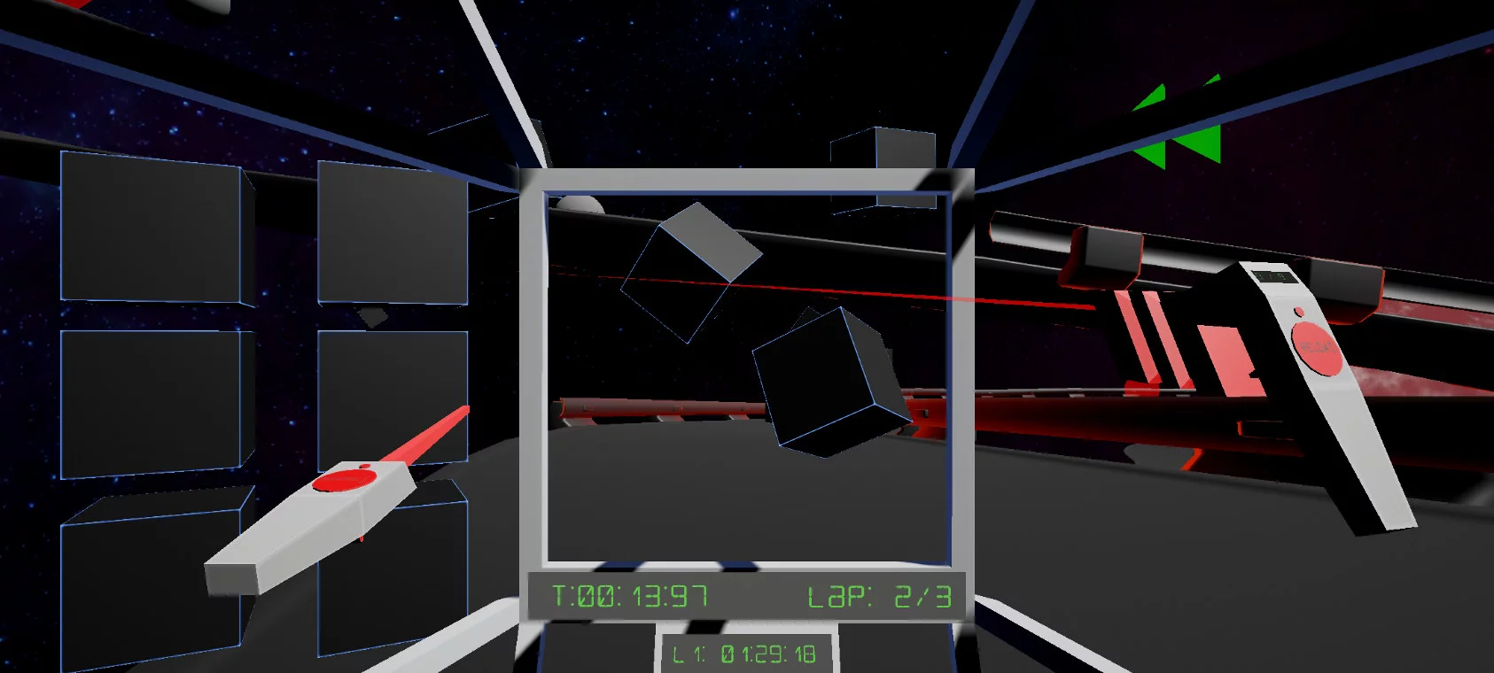 Изображение игры: RacetronicVR