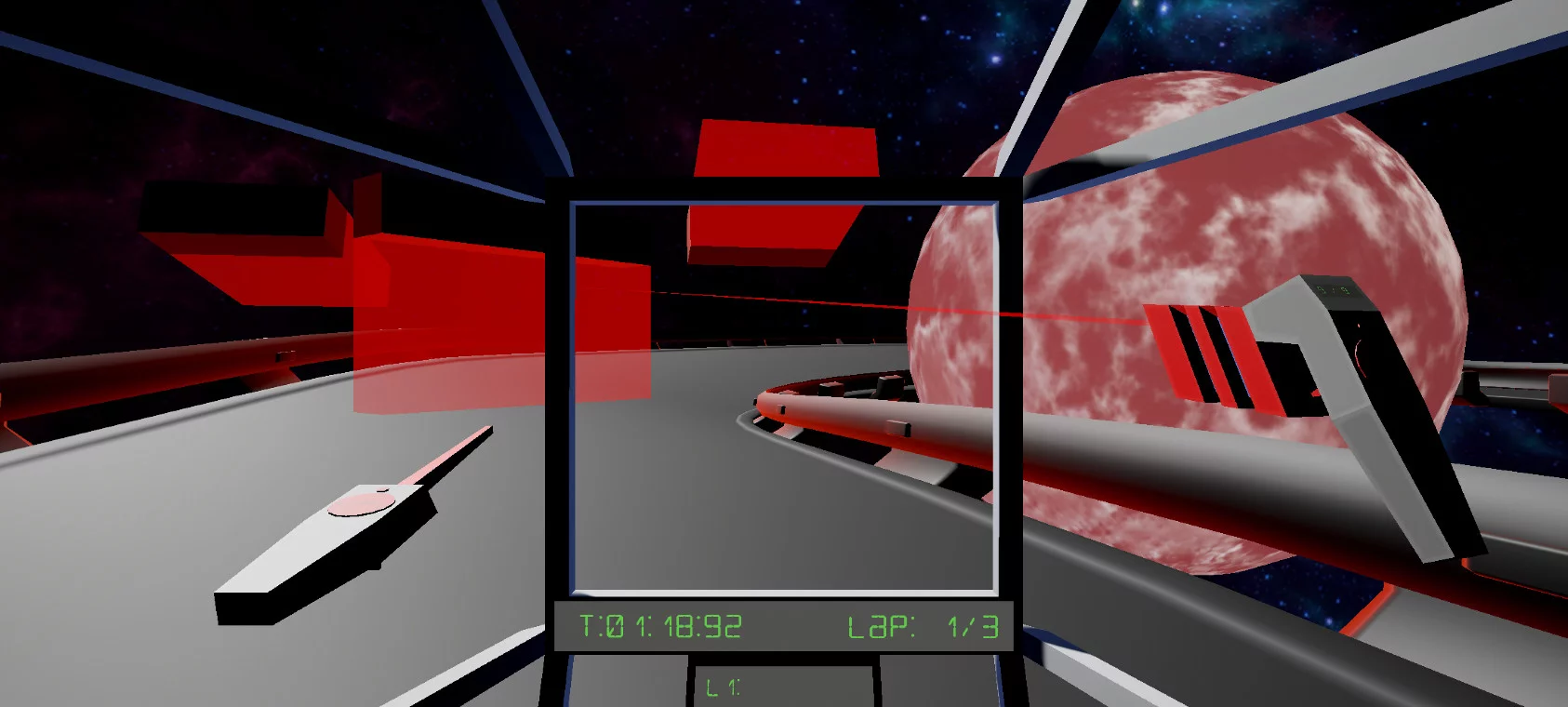 Изображение игры: RacetronicVR