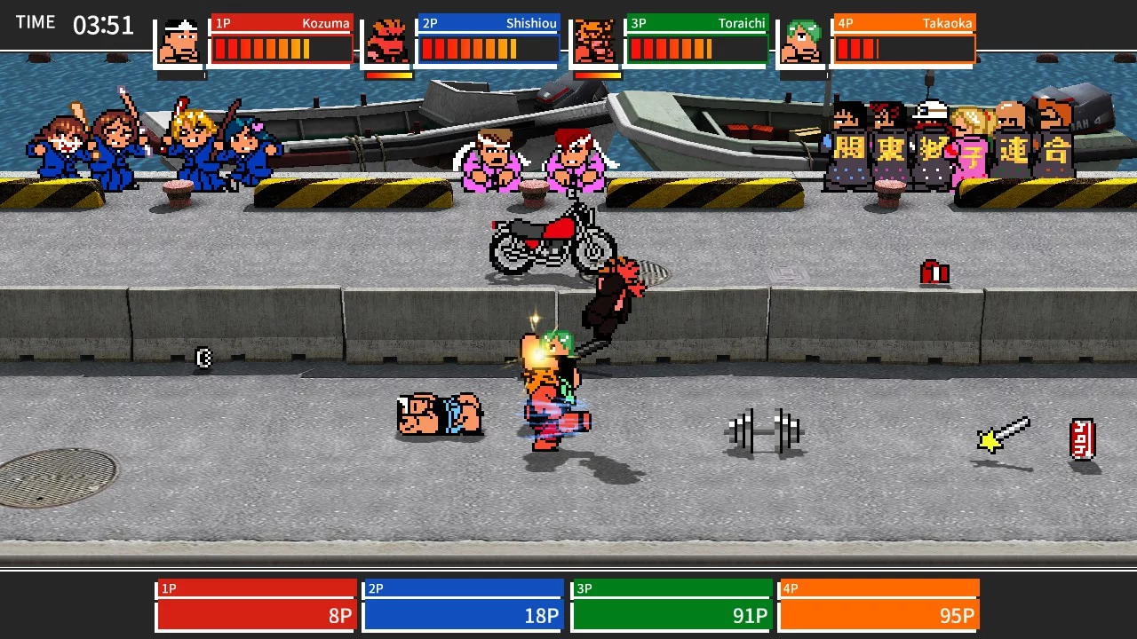 Изображение игры: River City Melee : Battle Royal Special