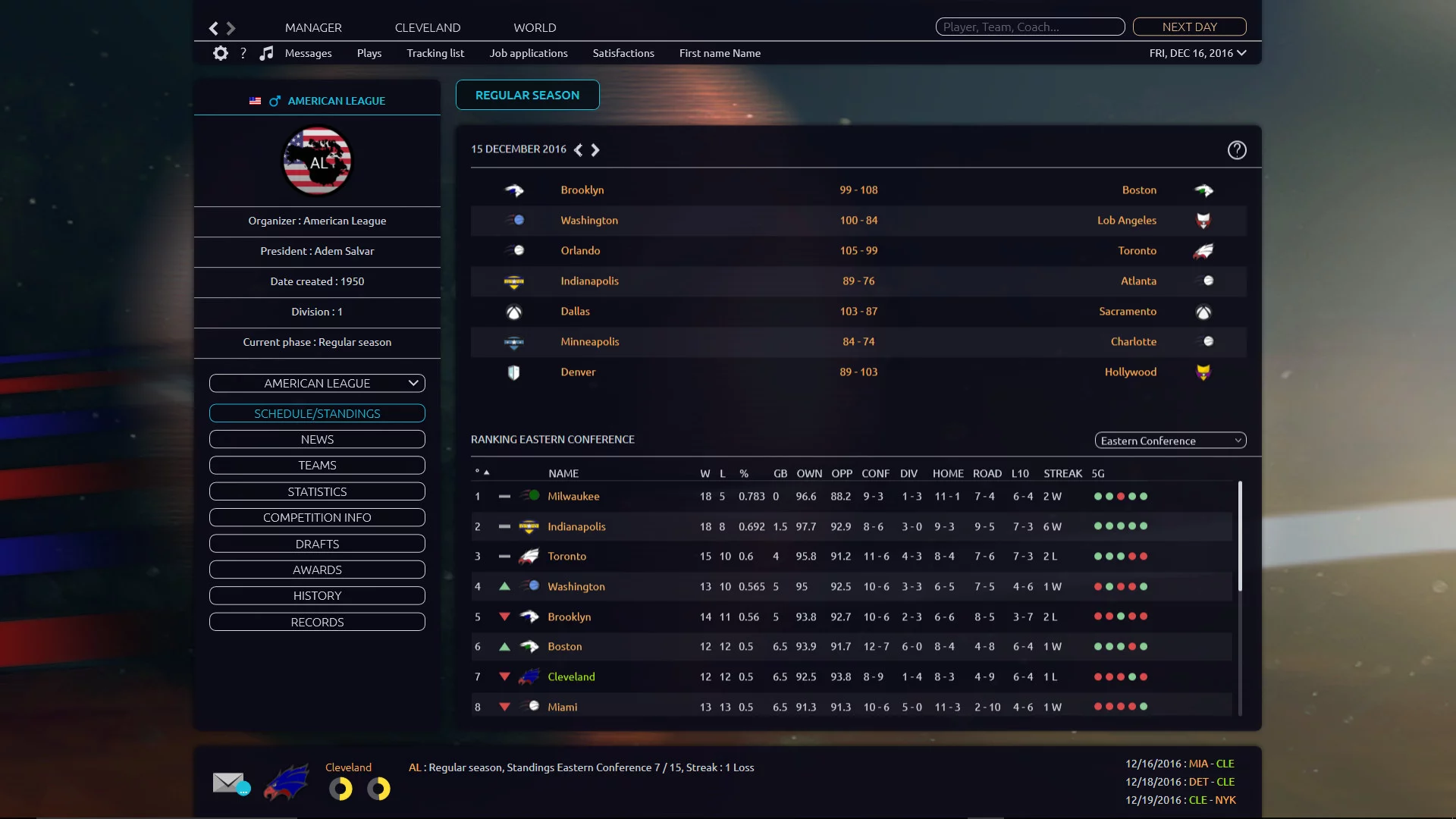 Изображение игры: Pro Basketball Manager 2017