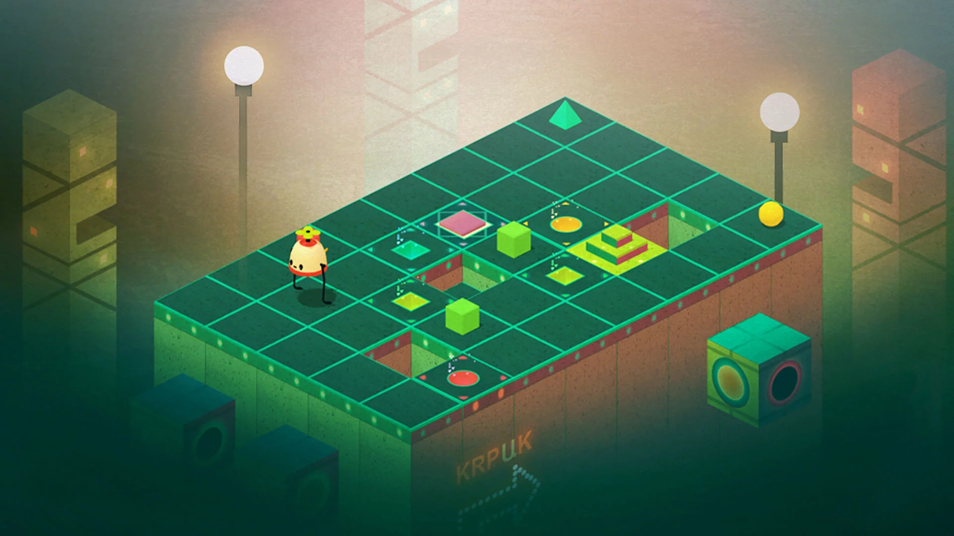 Изображение игры: Roofbot