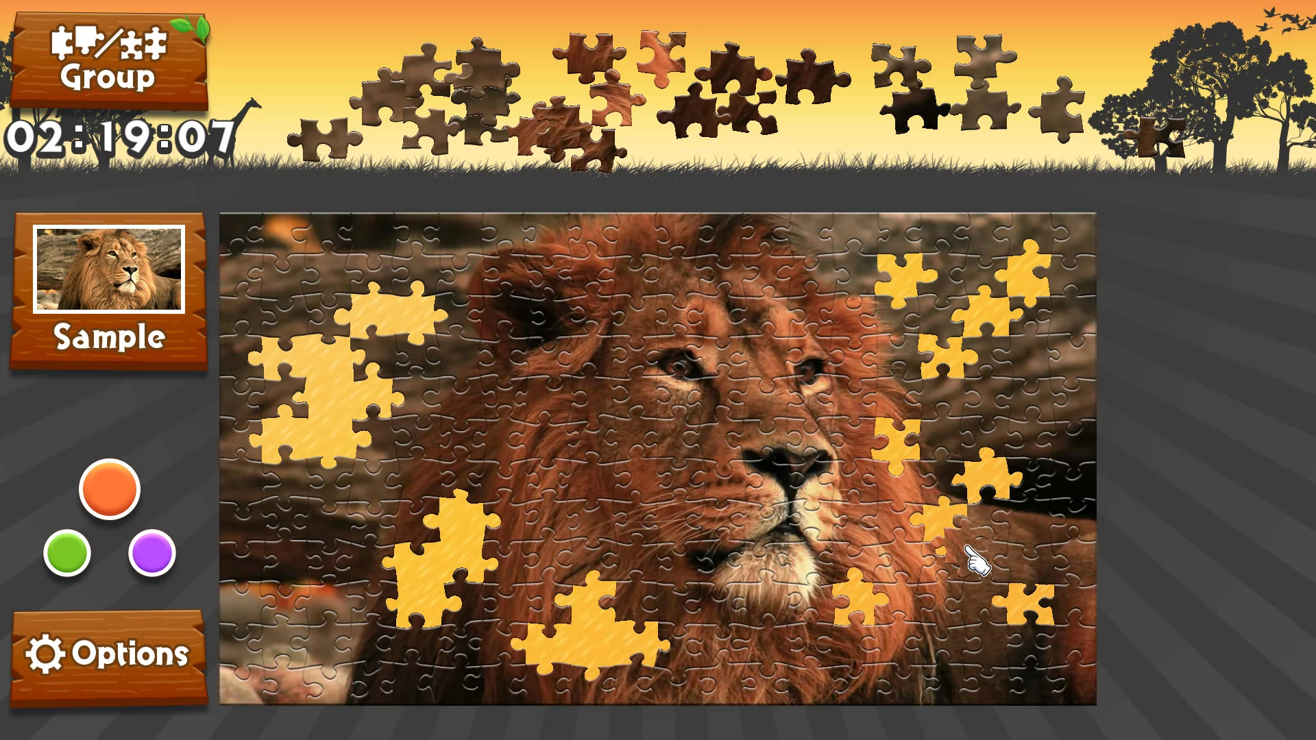 Изображение игры: Wild Animals - Animated Jigsaws